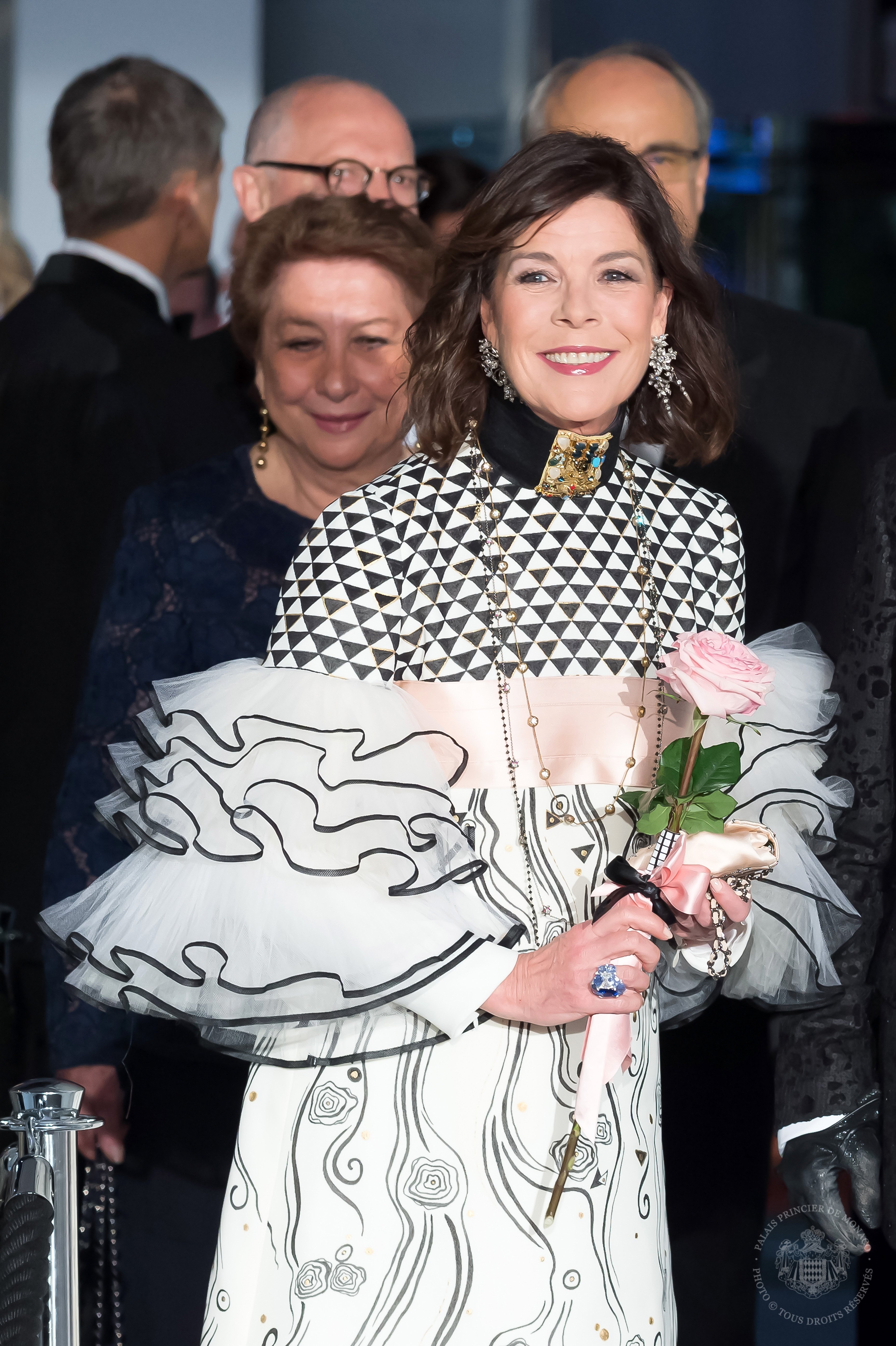 Princess Caroline of hanover at the Rose Ball 2017 To Benefit The Princess Grace Foundation at Sporting Monte-Carlo on March 18, 2017 | Source: Getty Images