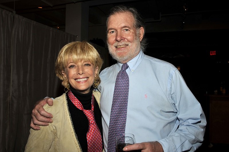 Lesley Stahl and Aaron Latham on November 7, 2008 in New York City | Photo: Getty Images
