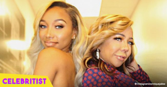 Tiny Harris’ daughter Zonnique's recent photo sparks heated debate over the color of her eyes