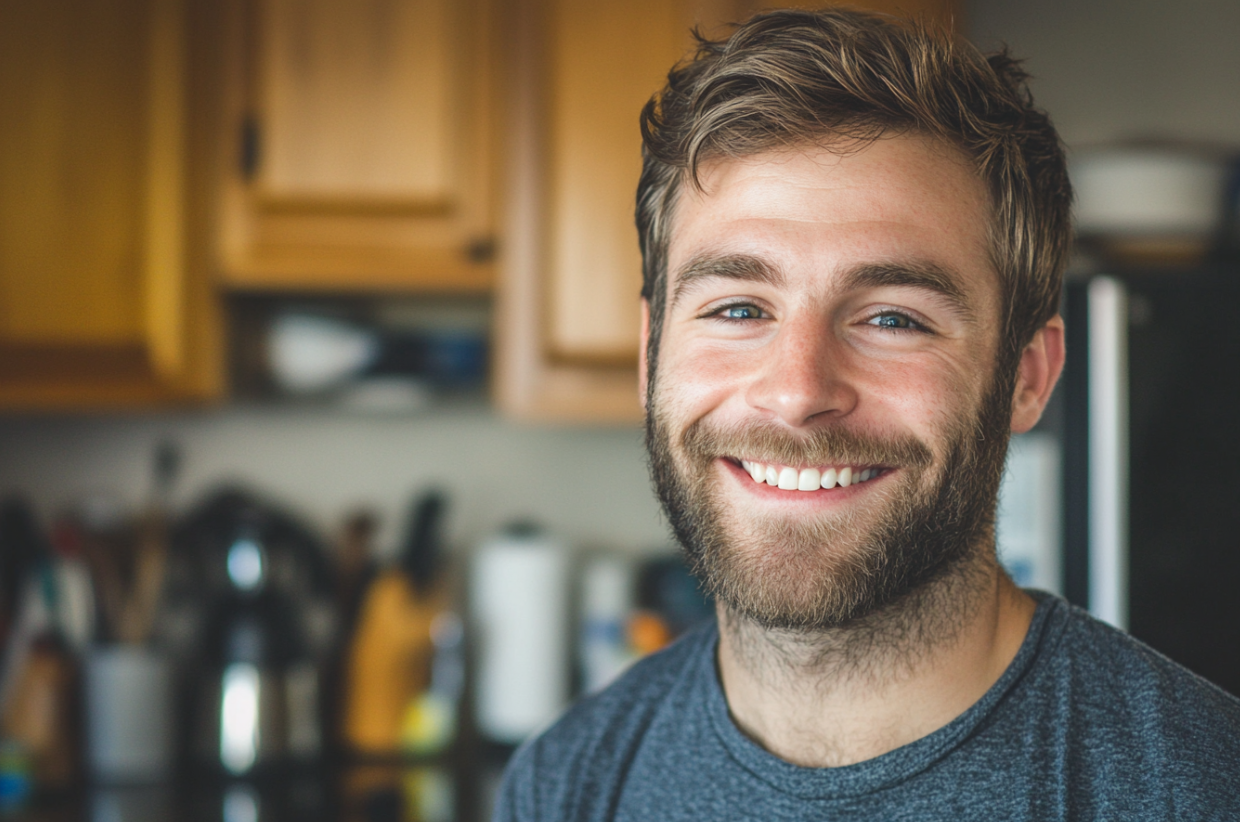 A smiling man | Source: Midjourney