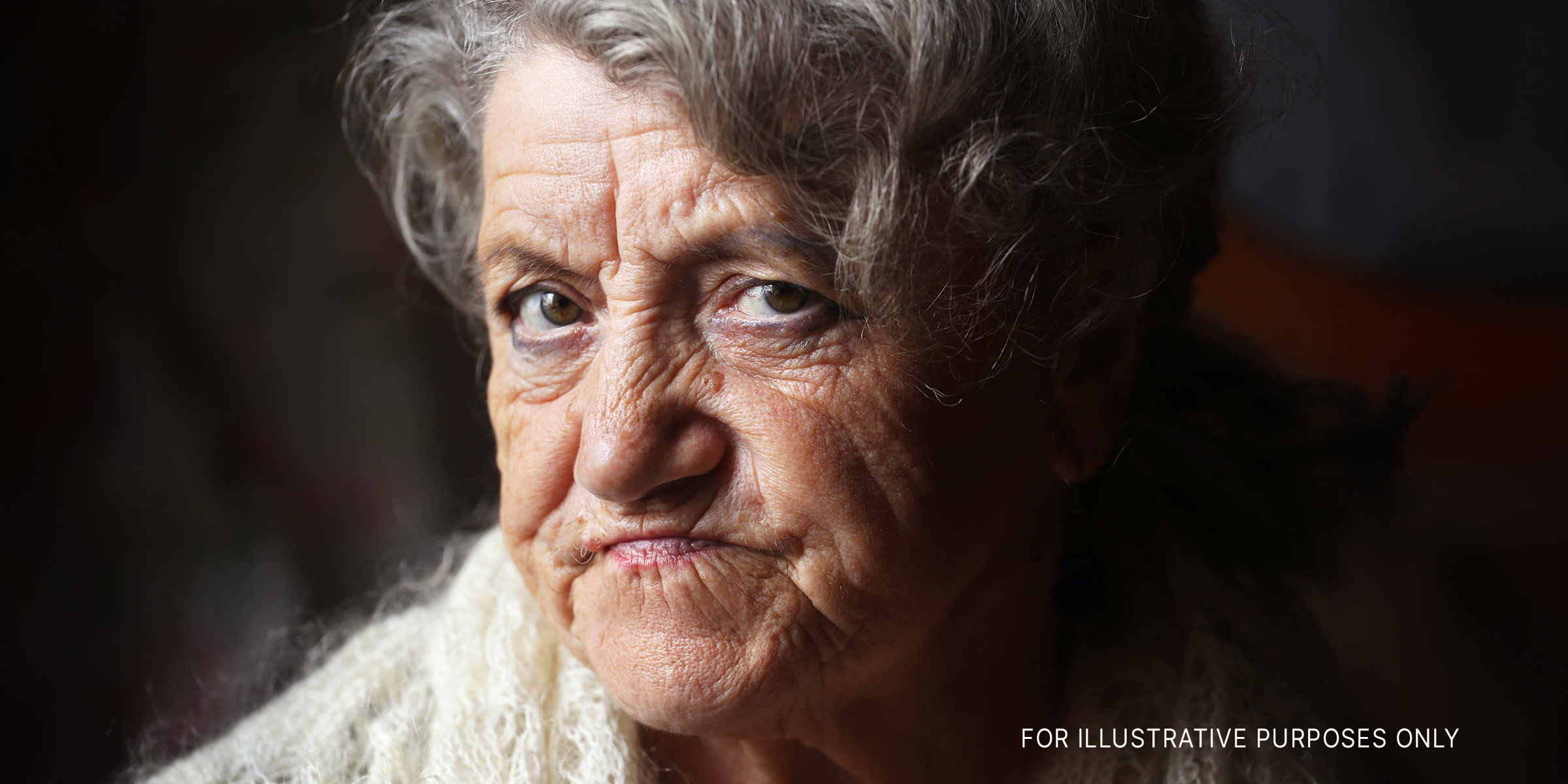 An angry older woman | Source: Shutterstock