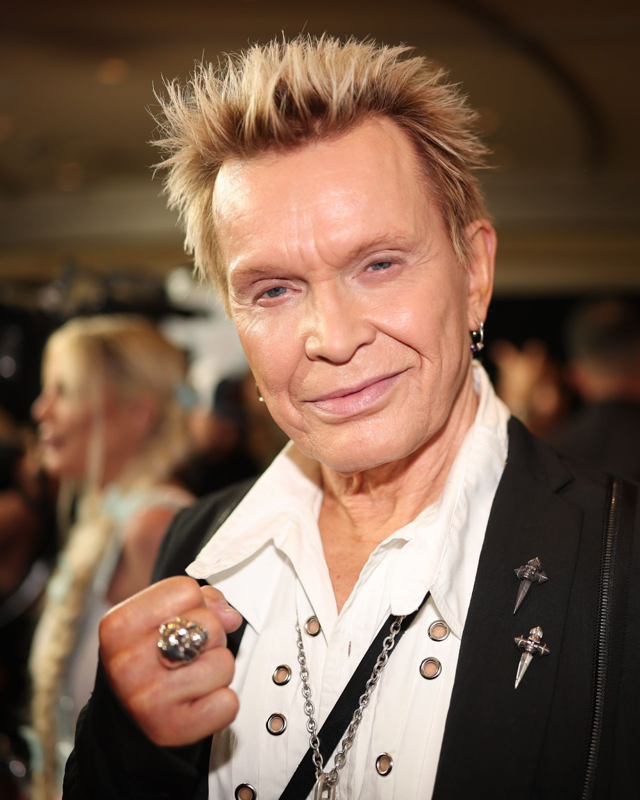 Billy Idol at the iHeartRadio Music Awards in Los Angeles, California, on March 17, 2025 | Source: Getty Images