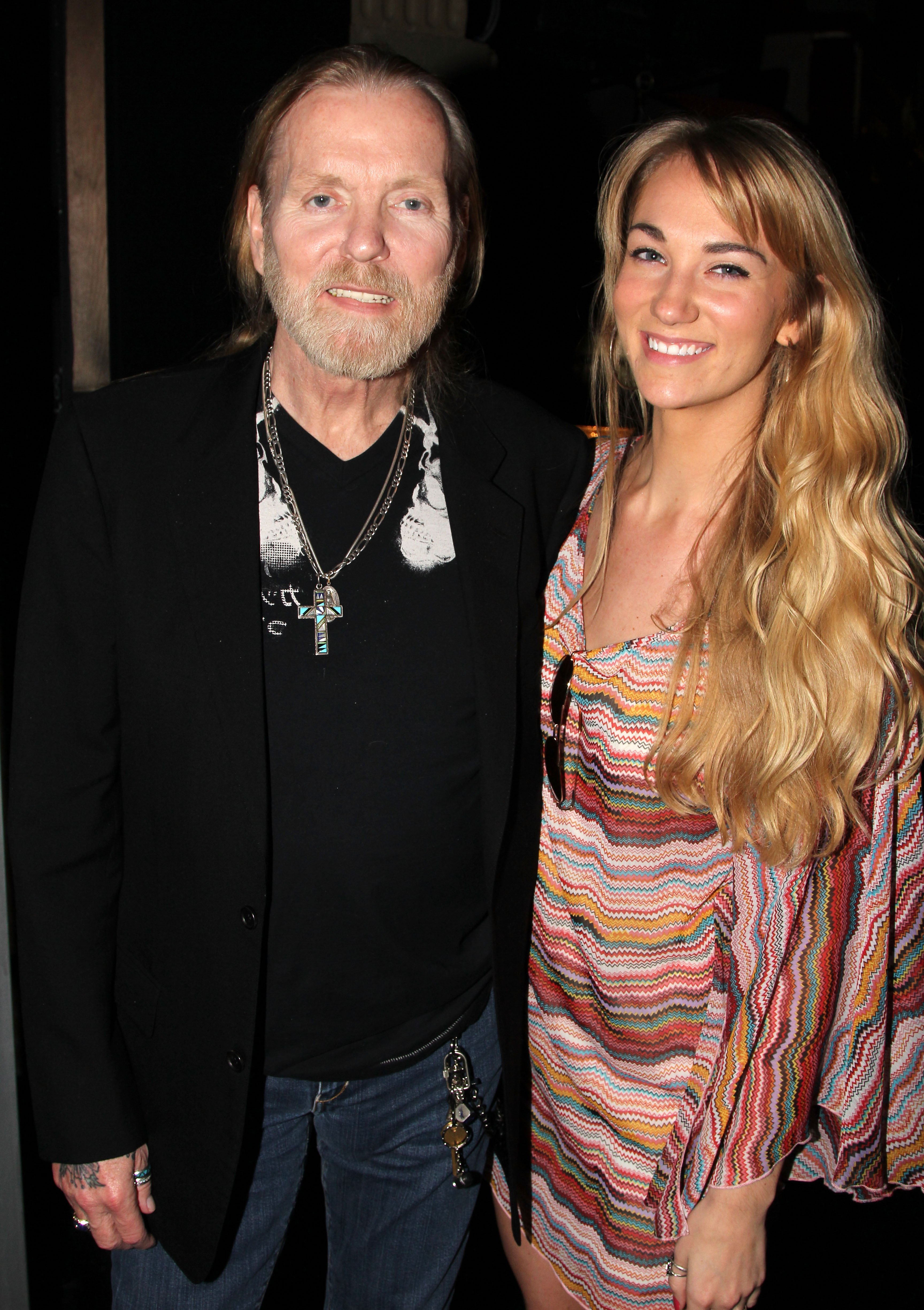 Gregg Allman and Shannon Williams attend the hit musical "Jesus Christ Superstar" on Broadway at The Neil Simon Theater on June 15, 2012, in New York City. | Source: Getty Images