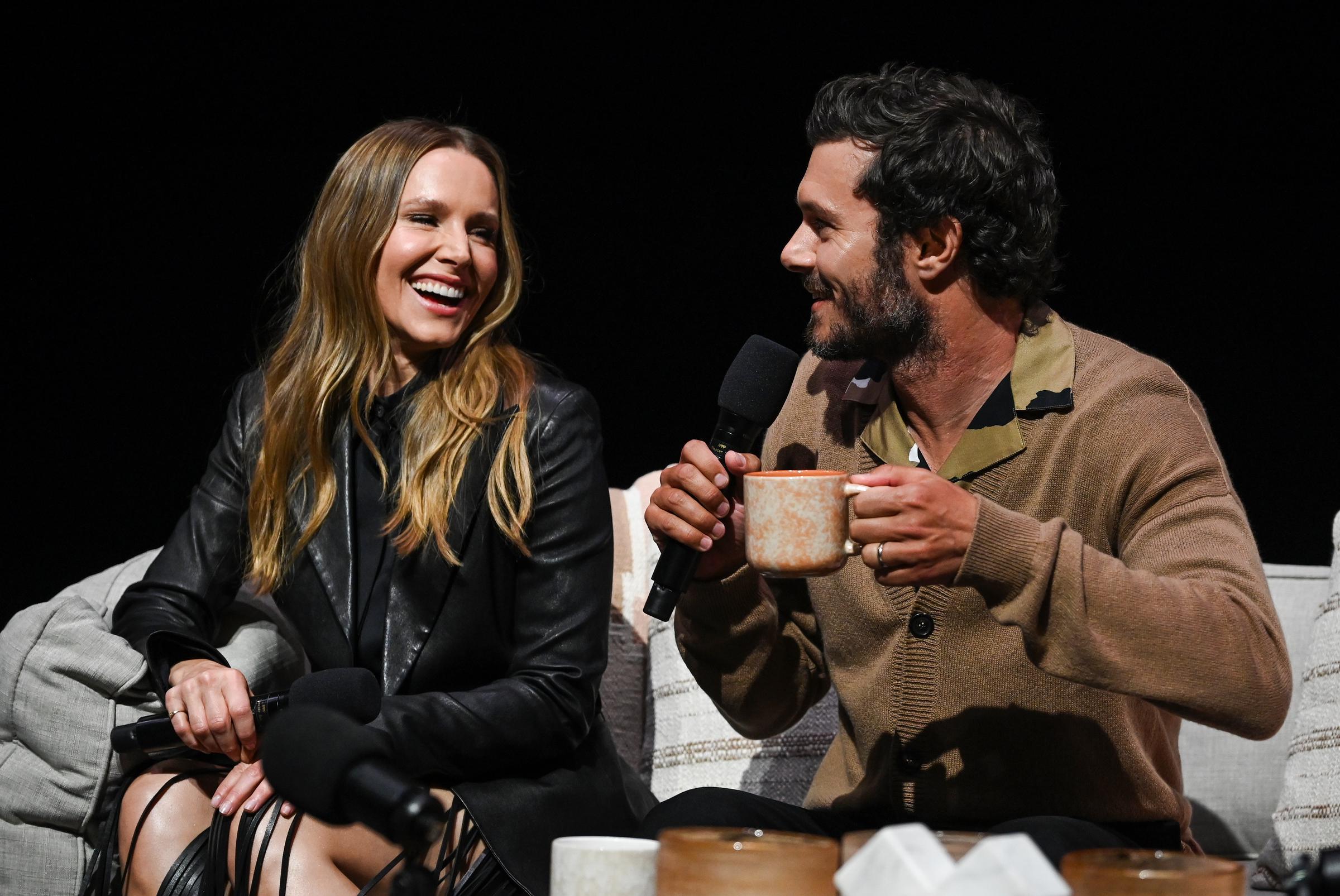 Kristen Bell and Adam Brody at the "Nobody Wants This" FYSEE LA Screening held at the Academy Museum of Motion Pictures in Los Angeles, California on June 01, 2025 | Source: Getty Images