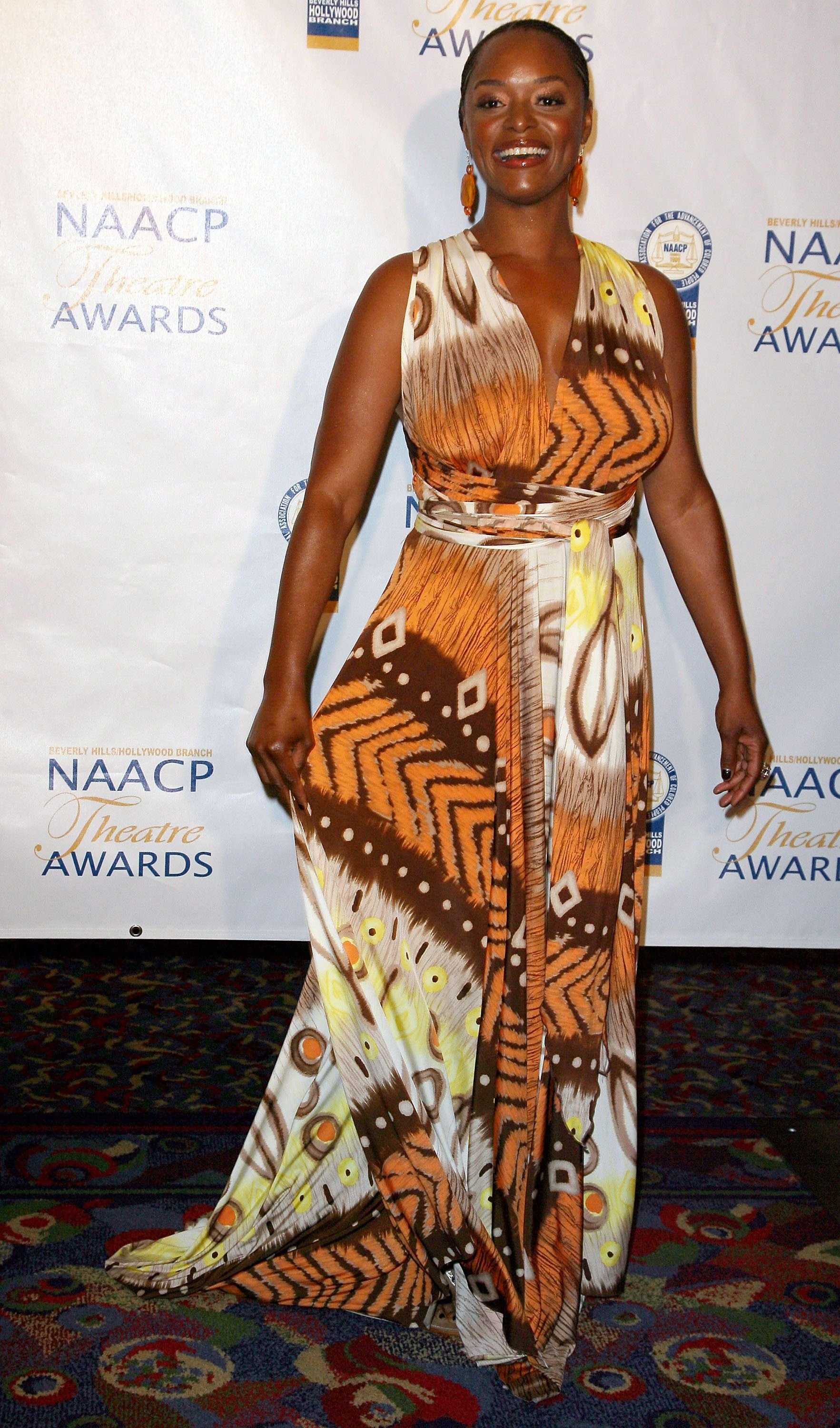 Actress N'Bushe Wright attends the 18th Annual NAACP Theatre Awards at the Renaissance Hotel on June 30, 2008 in Los Angeles, California. | Source: Getty Images