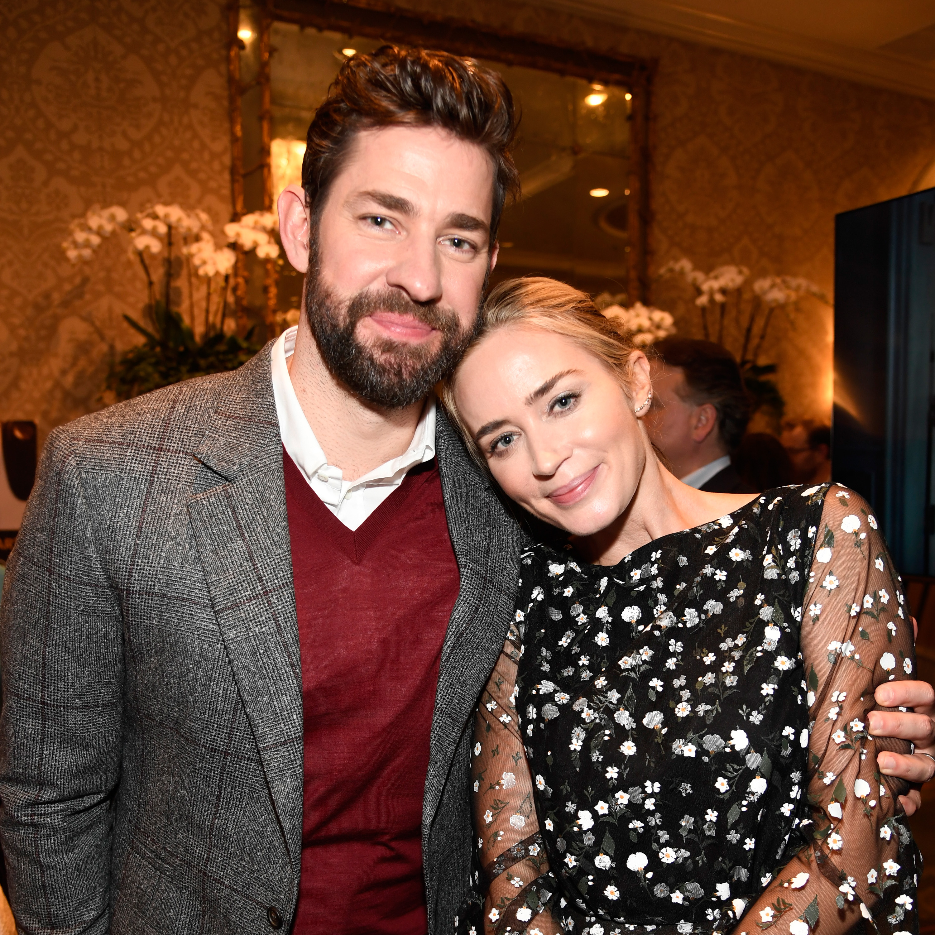 John Krasinski and Emily Blunt at the BAFTA Los Angeles Tea Party in 2019 | Source: Getty Images