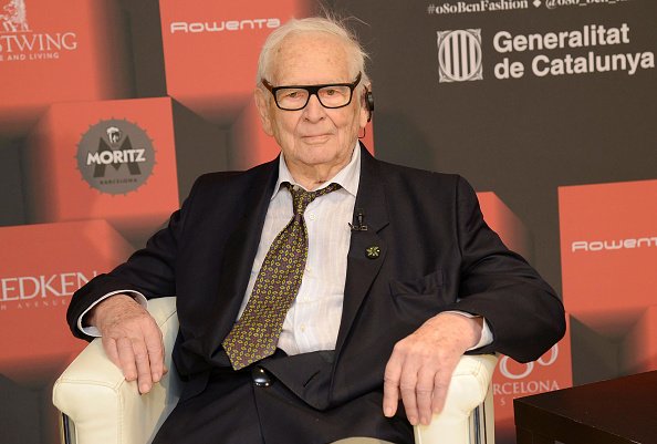 Pierre Cardin en la presentación de 'Dorian Gray' el 30 de enero de 2017. | Foto: Getty Images