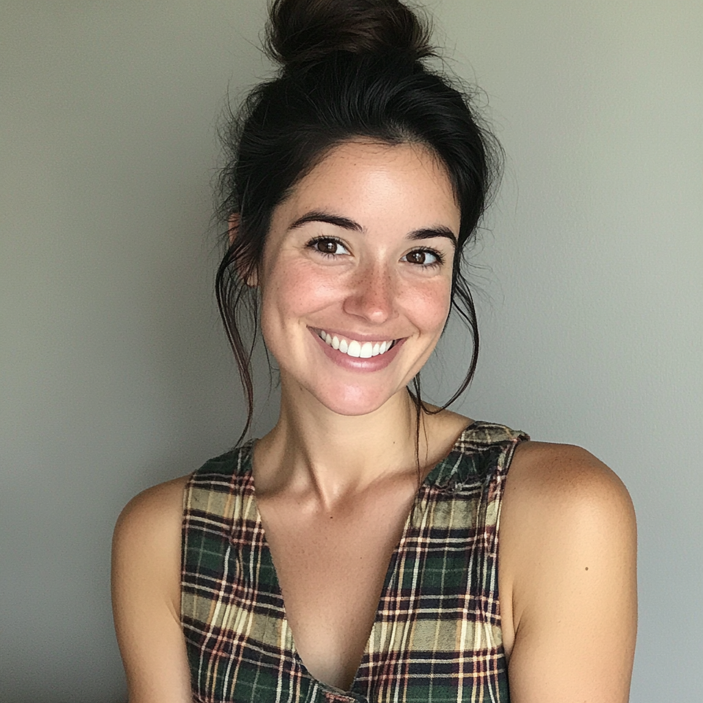 A close up of a smiling woman | Source: Midjourney