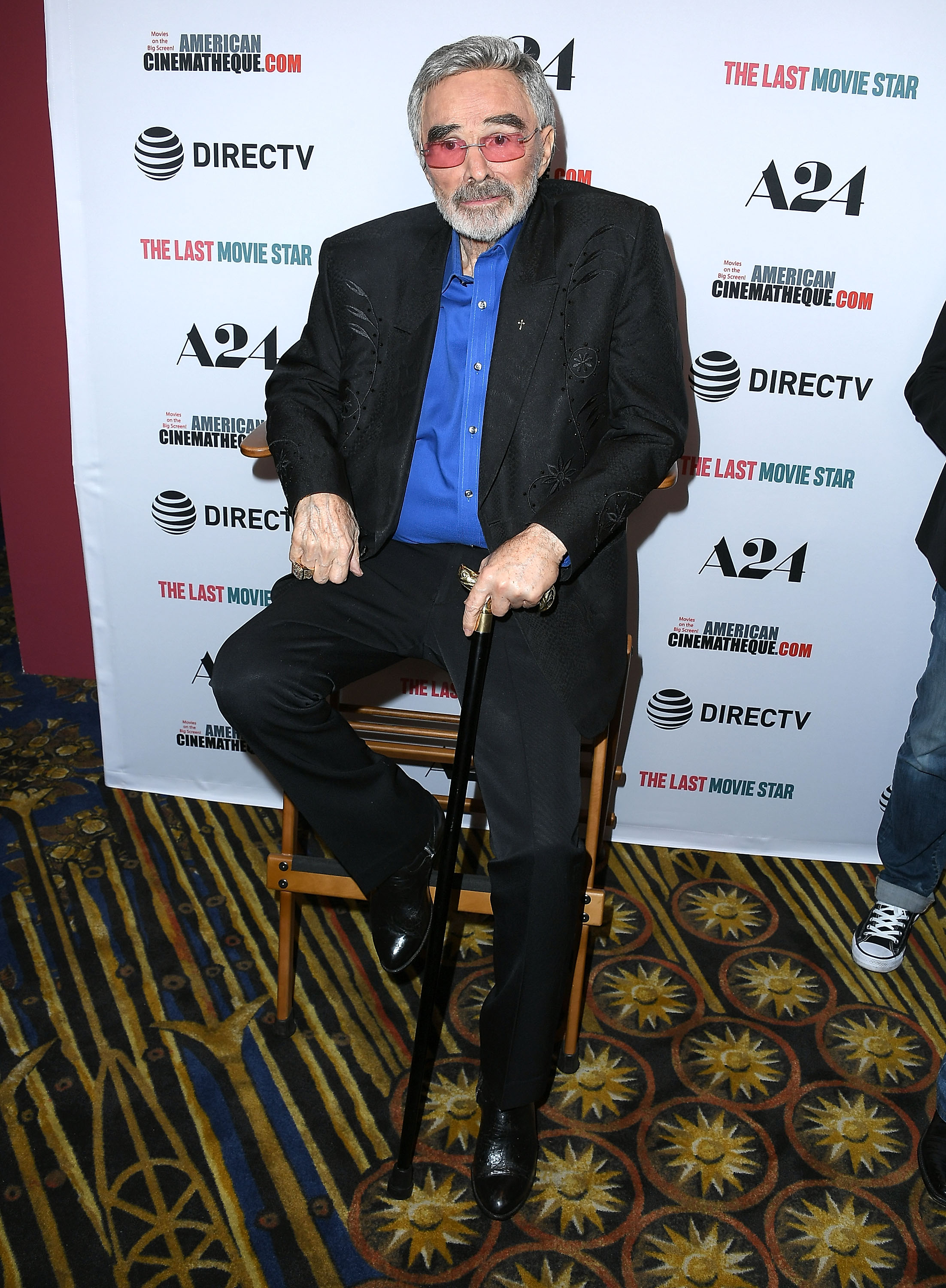 Burt Reynolds at the premiere of "The Last Movie Star" at the Egyptian Theatre on March 22, 2018, in Hollywood, California | Source: Getty Images
