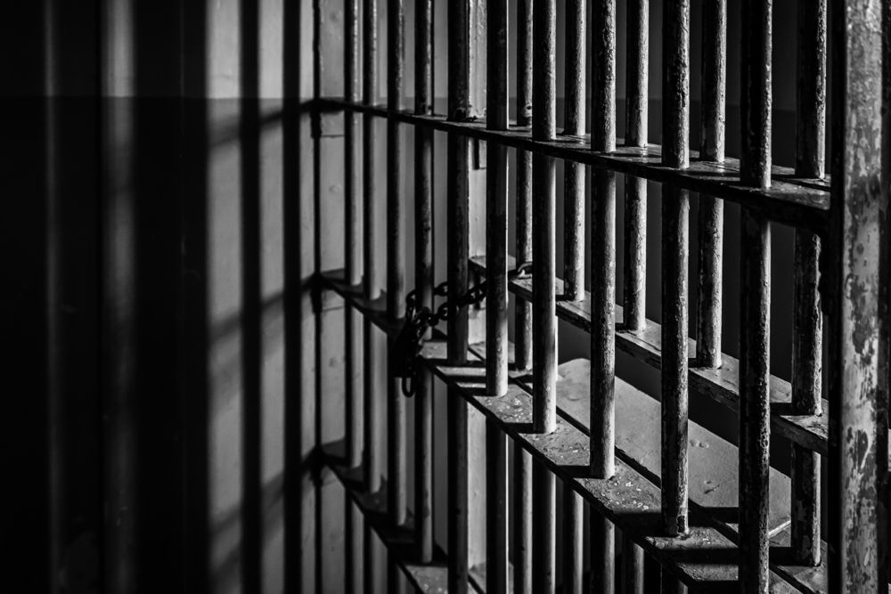 Jail Bars. | Source: Shutterstock 