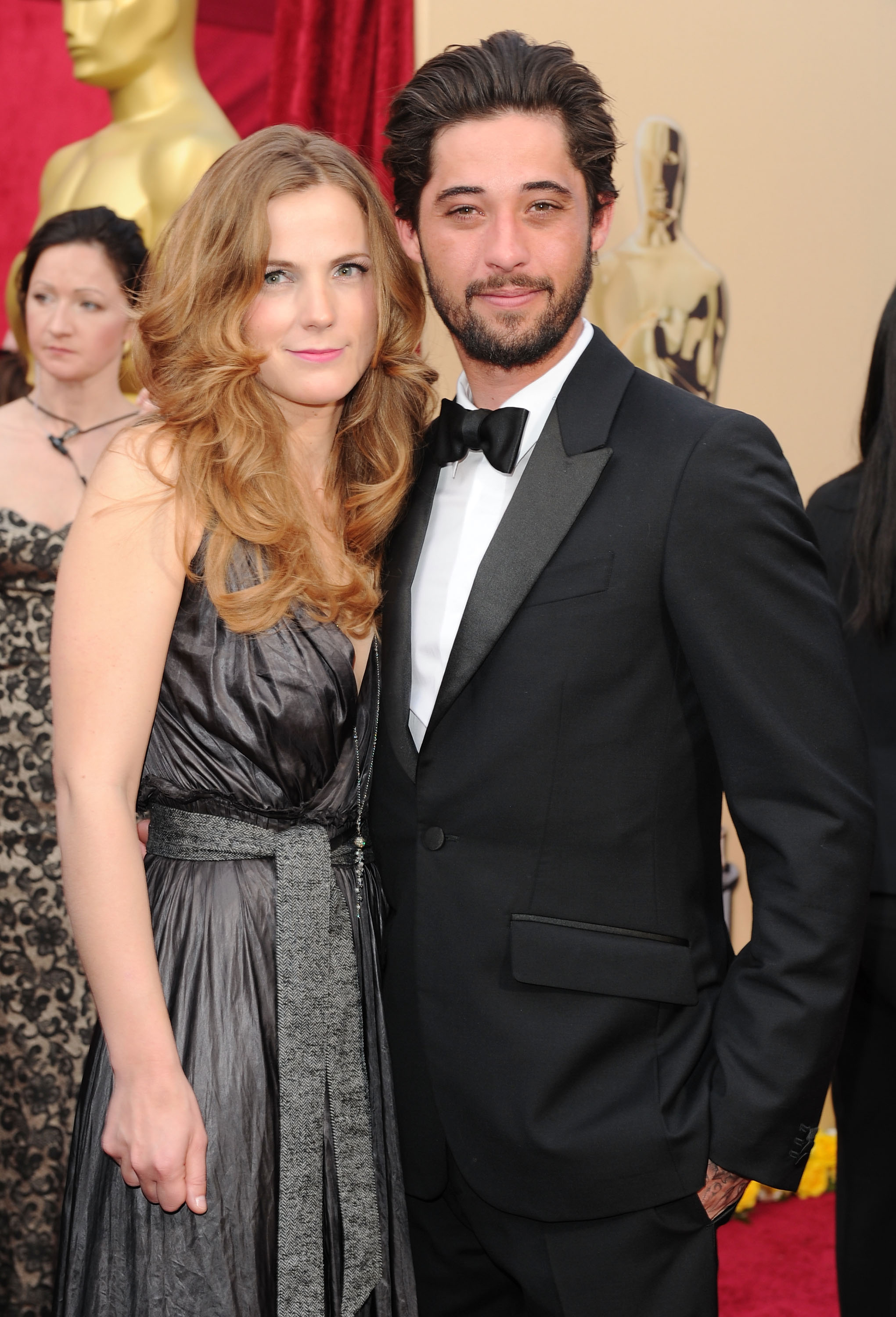 Ryan Bingham and Anna Axster are pictured as they arrive at the 82nd Annual Academy Awards held at Kodak Theatre on March 7, 2010, in Hollywood, California