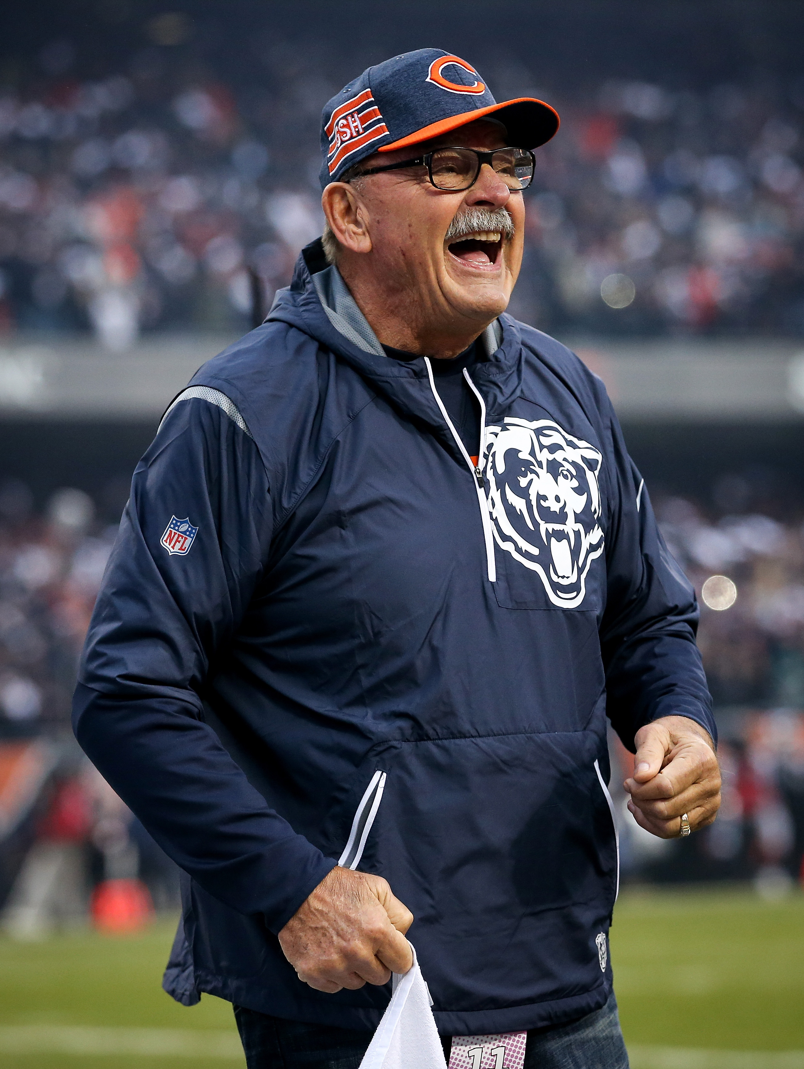 Dick Butkus during the NFC Wild Card Playoff game at Soldier Field on January 6, 2019 in Chicago, Illinois. | Sources: Getty Images