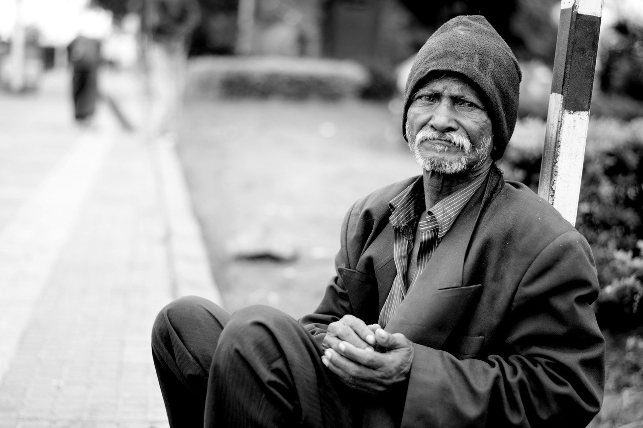 Homeless man | Source: Pixabay 