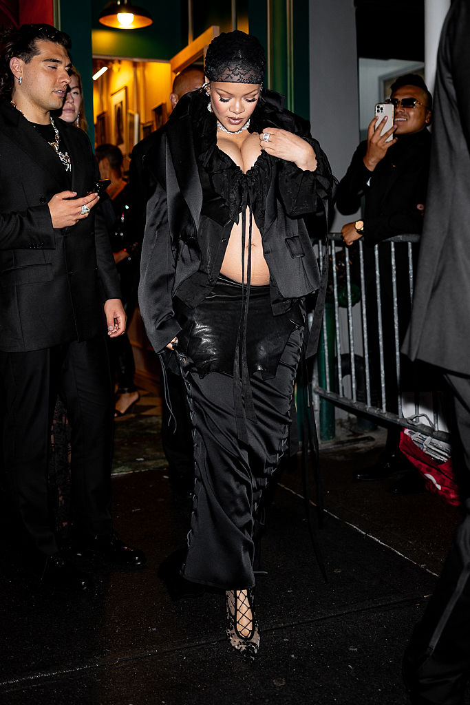 Rihanna made a dazzling appearance at the A$AP Rocky x Ray-Ban Met Gala After-Party in New York City on May 5, 2025.