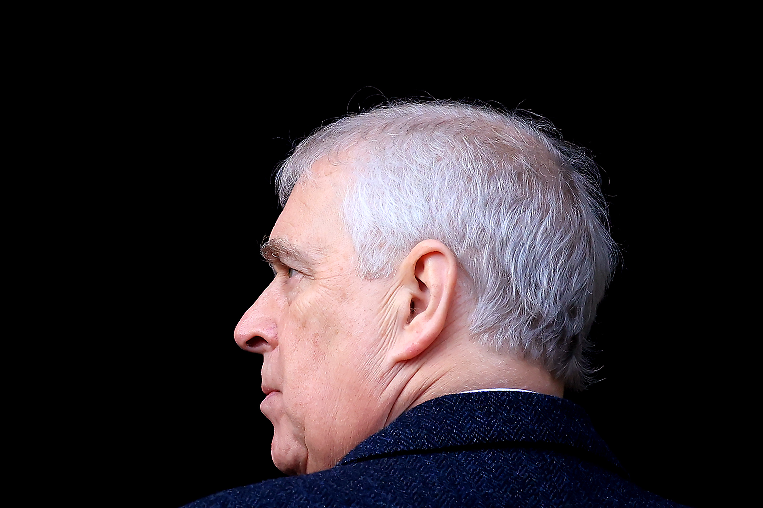 Andrew Mountbatten-Windsor at the Christmas Morning Service at Sandringham Church on December 25, 2023, in Norfolk, England. | Source: Getty Images