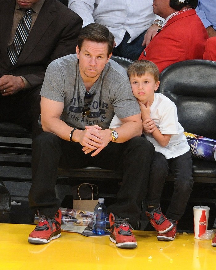 Mark Wahlberg et son fils I Image: Getty Images Mark Wahlberg et son fils I Image: Getty Images