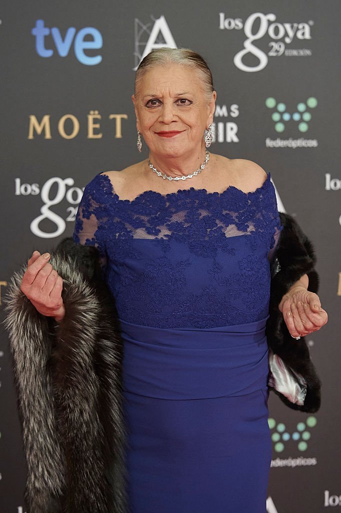 Terele Pávez en los Premios Goya Cinema 2014, en el Centro de Congresos Príncipe Felipe, el 7 de febrero de 2015 en Madrid, España. | Foto: Getty Images