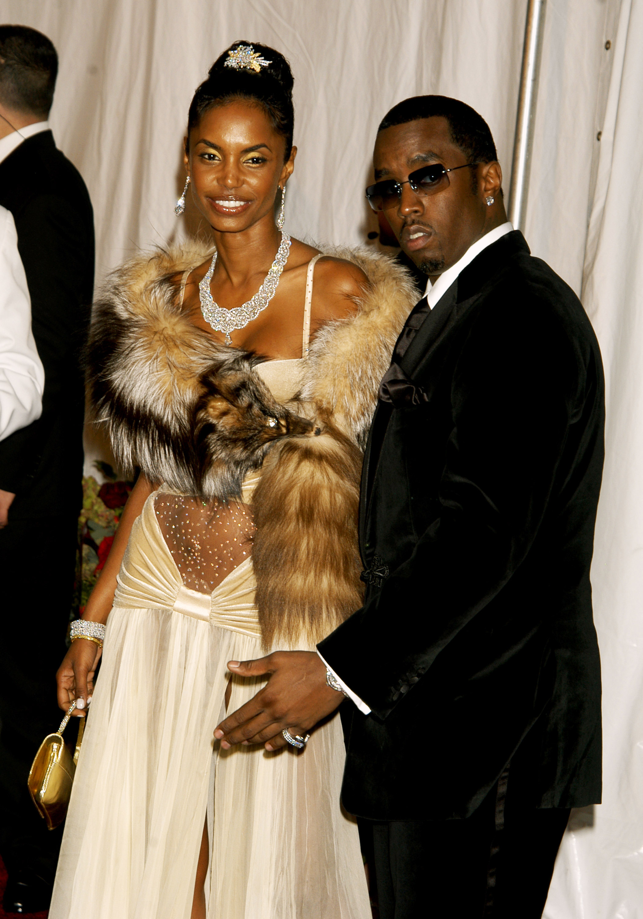 Kim Porter and Sean "P. Diddy" Combs during Diddy's birthday party on November 4, 2004 | Source: Getty Images