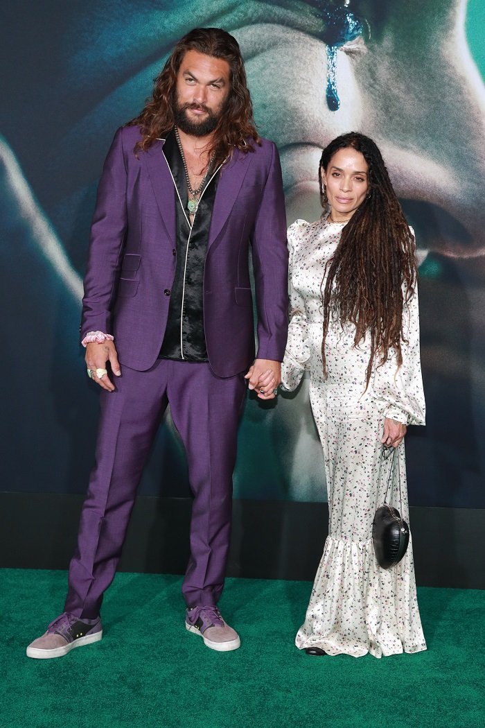 Jason Momoa and Lisa Bonet attend the premiere of Warner Bros. Pictures "Joker" on September 28, 2019 in Hollywood, California I Credit: Getty Images
