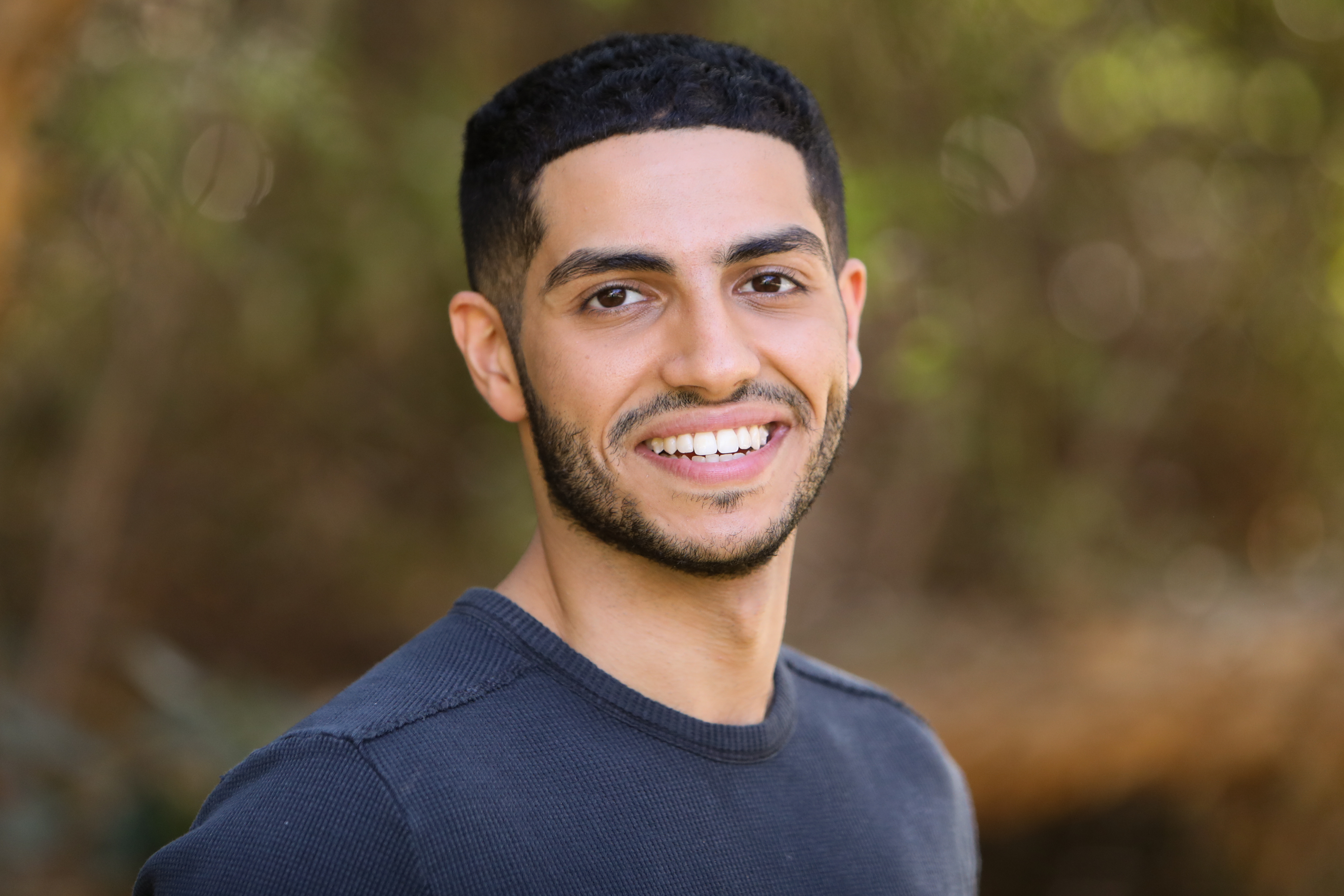 Mena Massoud at Universal Studios Hollywood on September 23, 2020, in Universal City, California. | Source: Getty Images