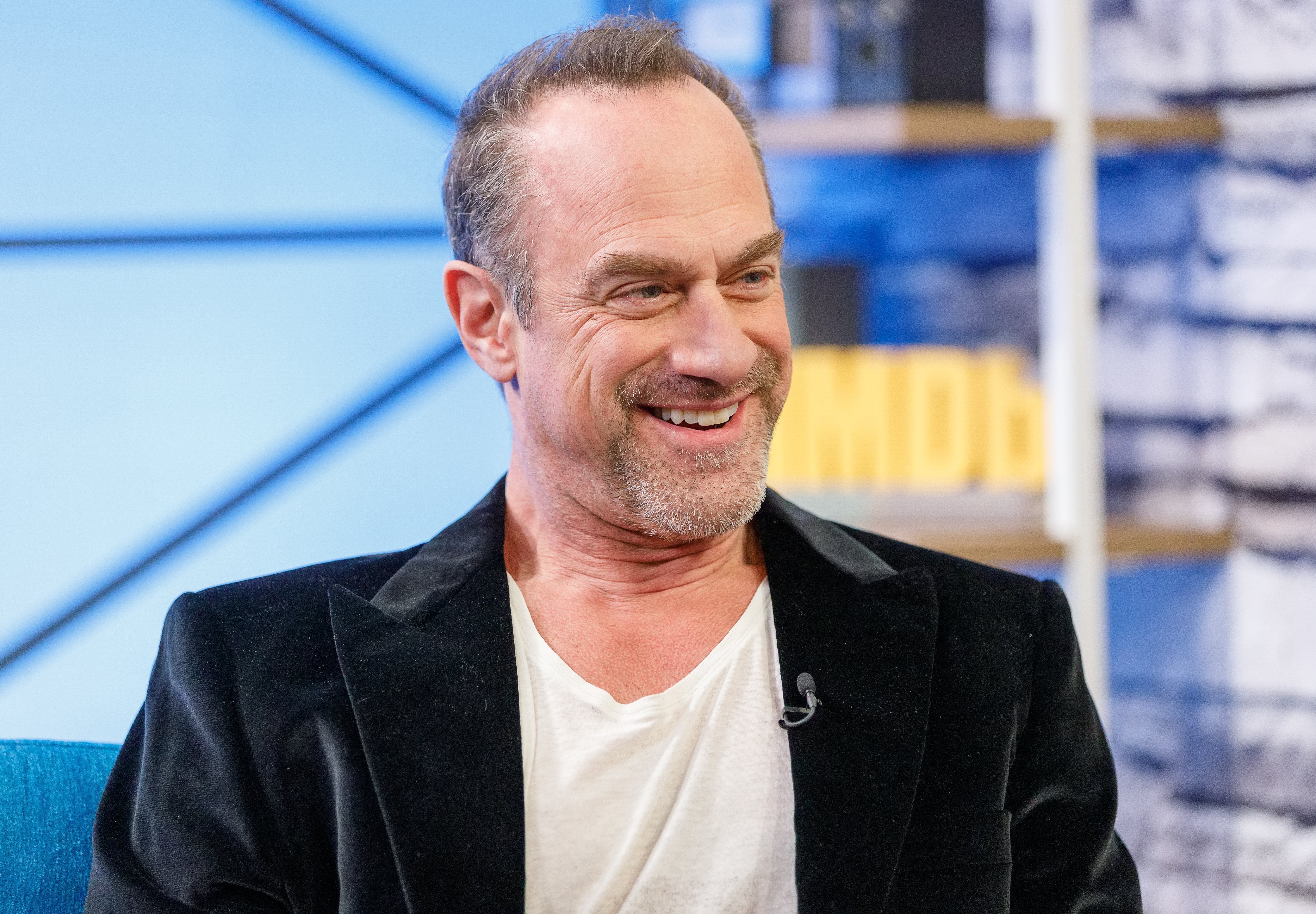 Christopher Meloni visits "The IMDb Show" in Studio City, California on March 26, 2019. | Photo: Getty Images