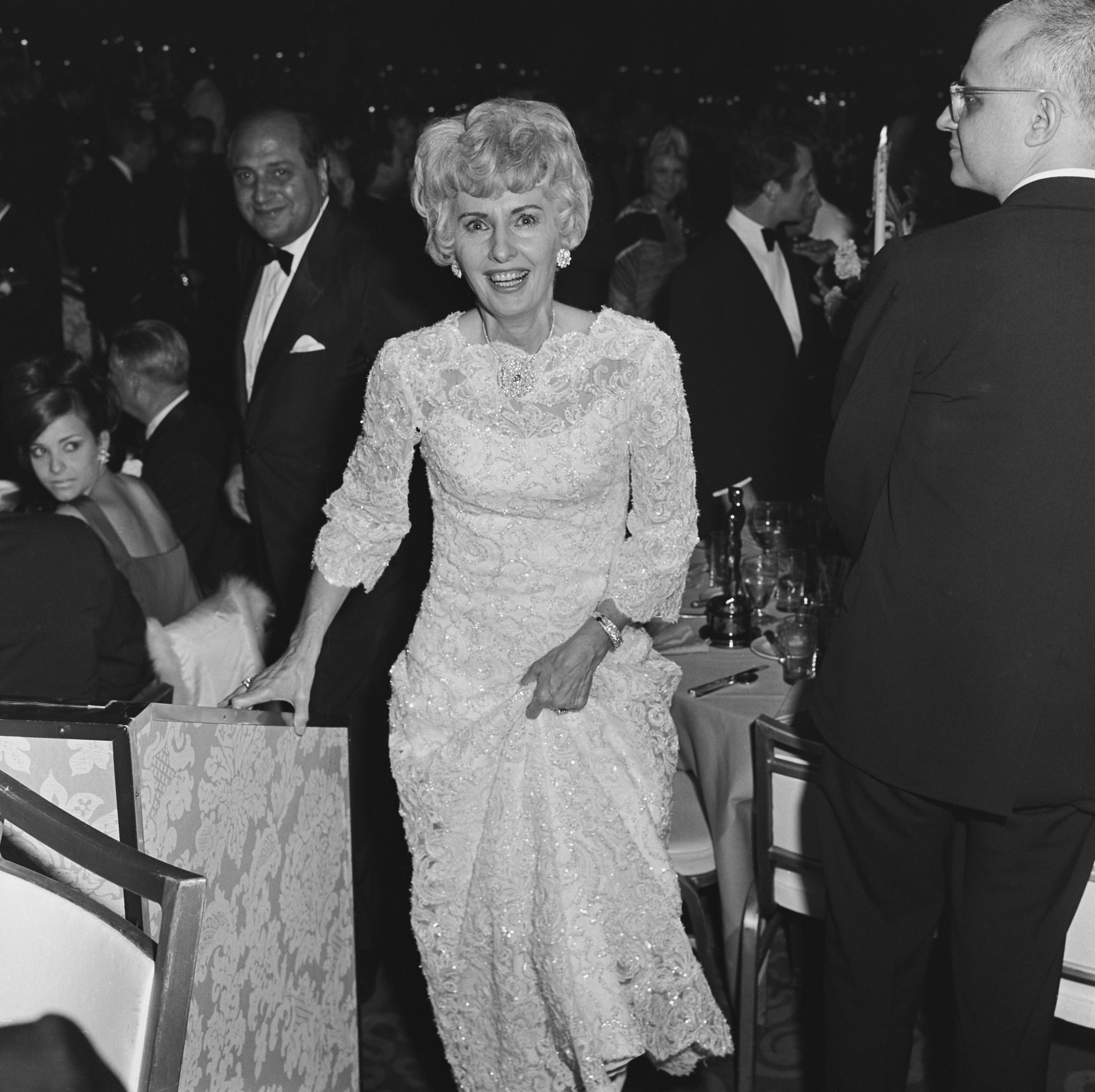 Barbara Stanwyck (1907 - 1990) is pictured at the 39th Academy Awards at the Santa Monica Civic Auditorium on April 10,1967, in Santa Monica, California | Source: Getty Images