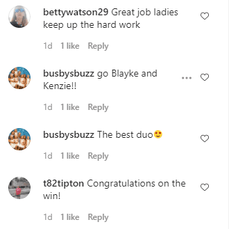 Fans' comments on Adam Busby's post. | Source: Instagram.com/itsabuzzworld