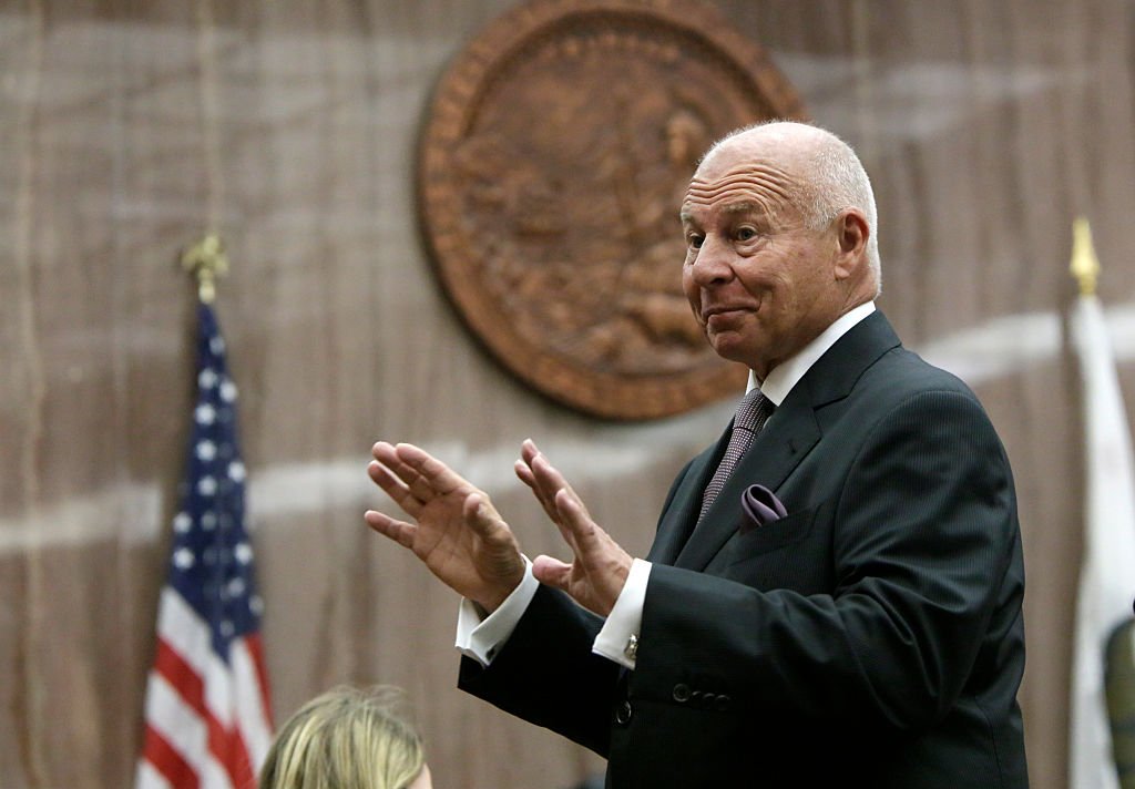 Thomas Girardi presents closing arguments in the trial of Bryan Stow's lawsuit against former Dodgers owner Frank McCourt and Los Angeles Dodgers LLC on June 26, 2014. | Photo: Getty Images