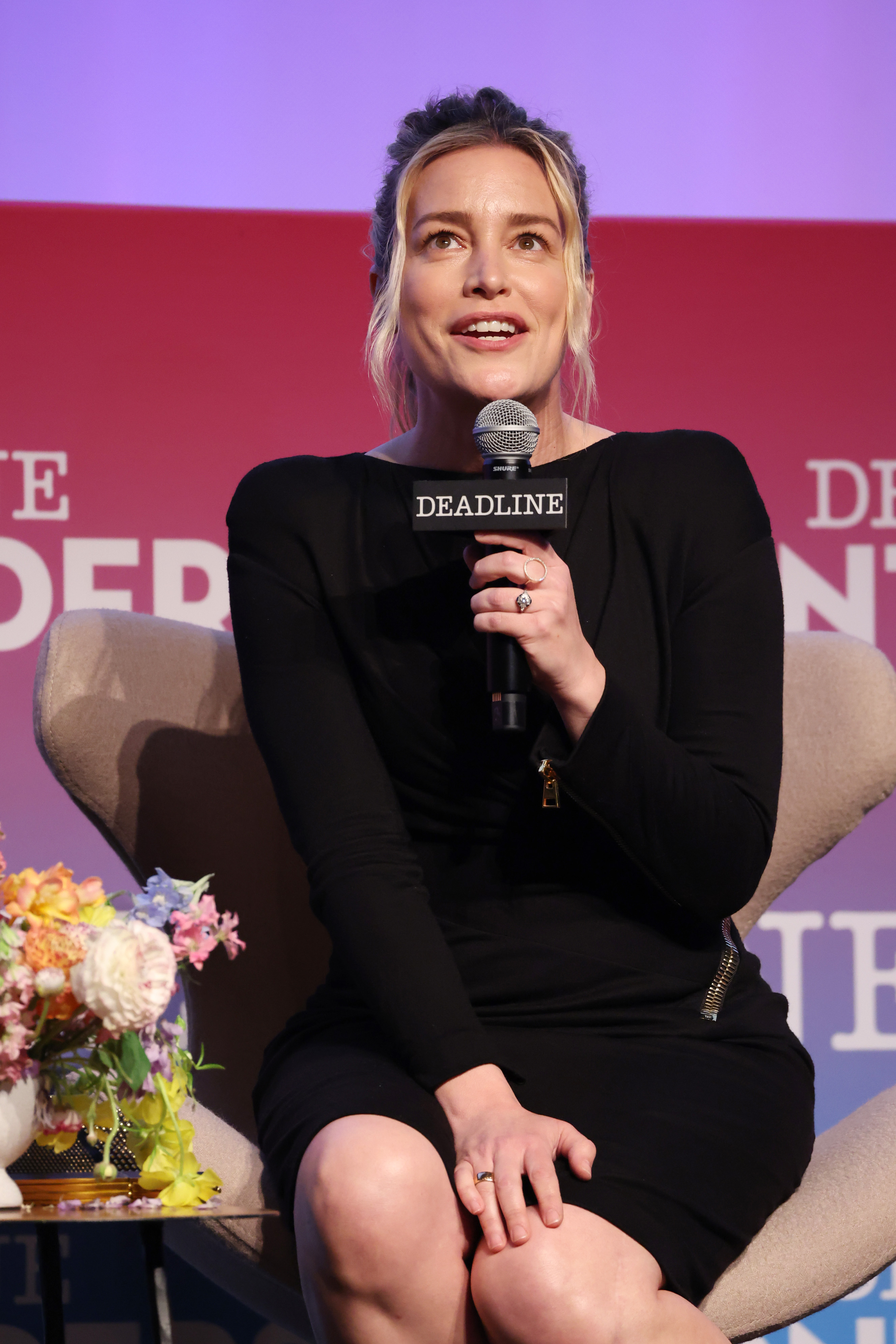 Piper Perabo speaks at the "Yellowstone" panel during the Deadline Contenders event in Los Angeles on April 16, 2023 | Source: Getty Images