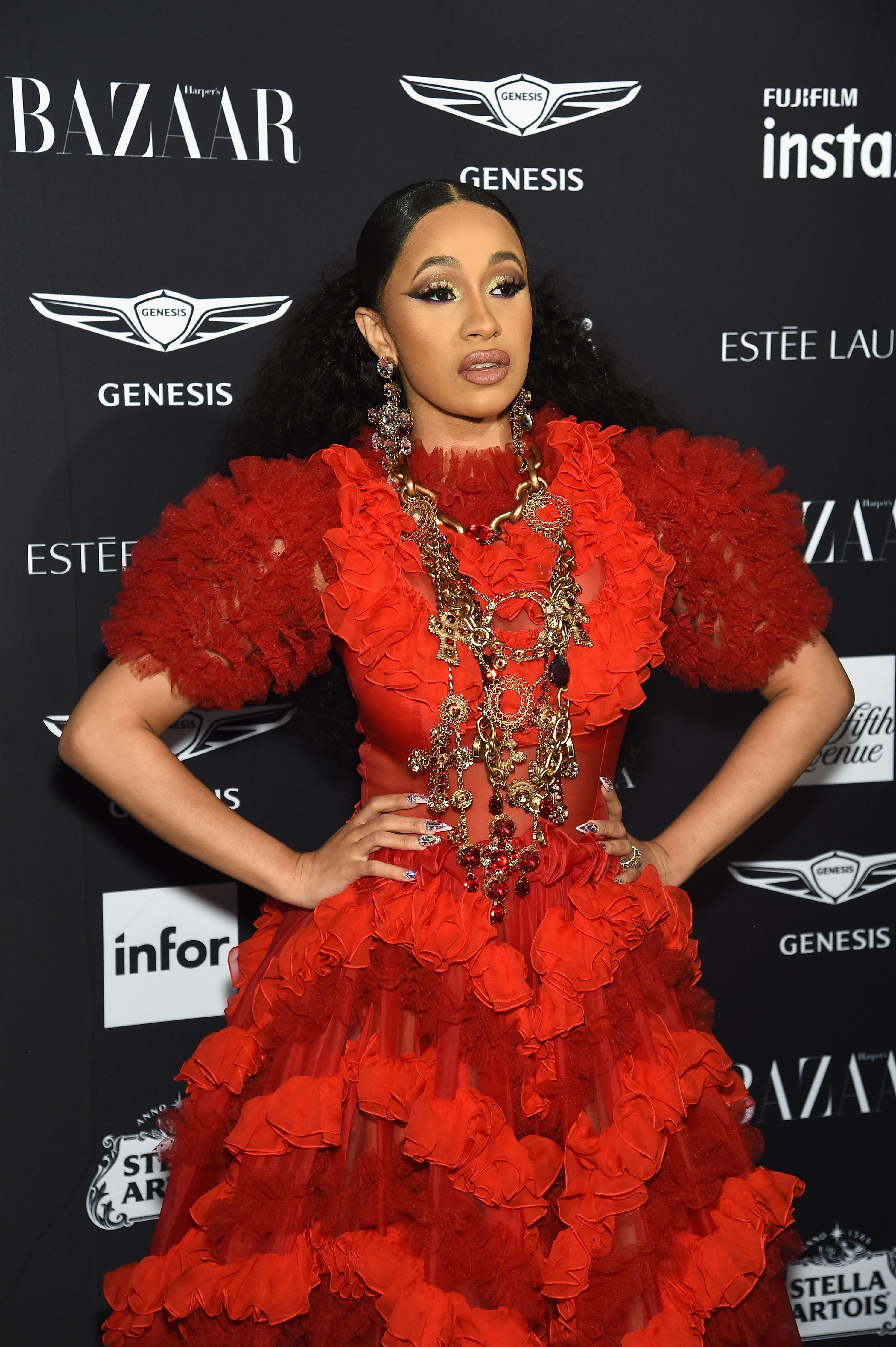 Rapper Cardi B at the Plaza Hotel in September 2018 in NY attending Harper's Bazaar's commemoration of "ICONS By Carine Roitfeld". | Photo: Getty Images