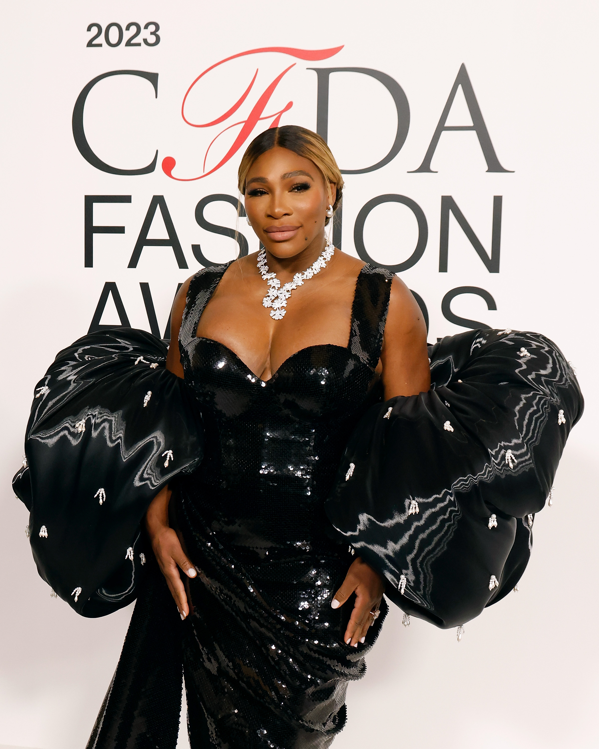 Serena Williams at the CFDA Awards in New York City on November 06, 2023. | Source: Getty Images
