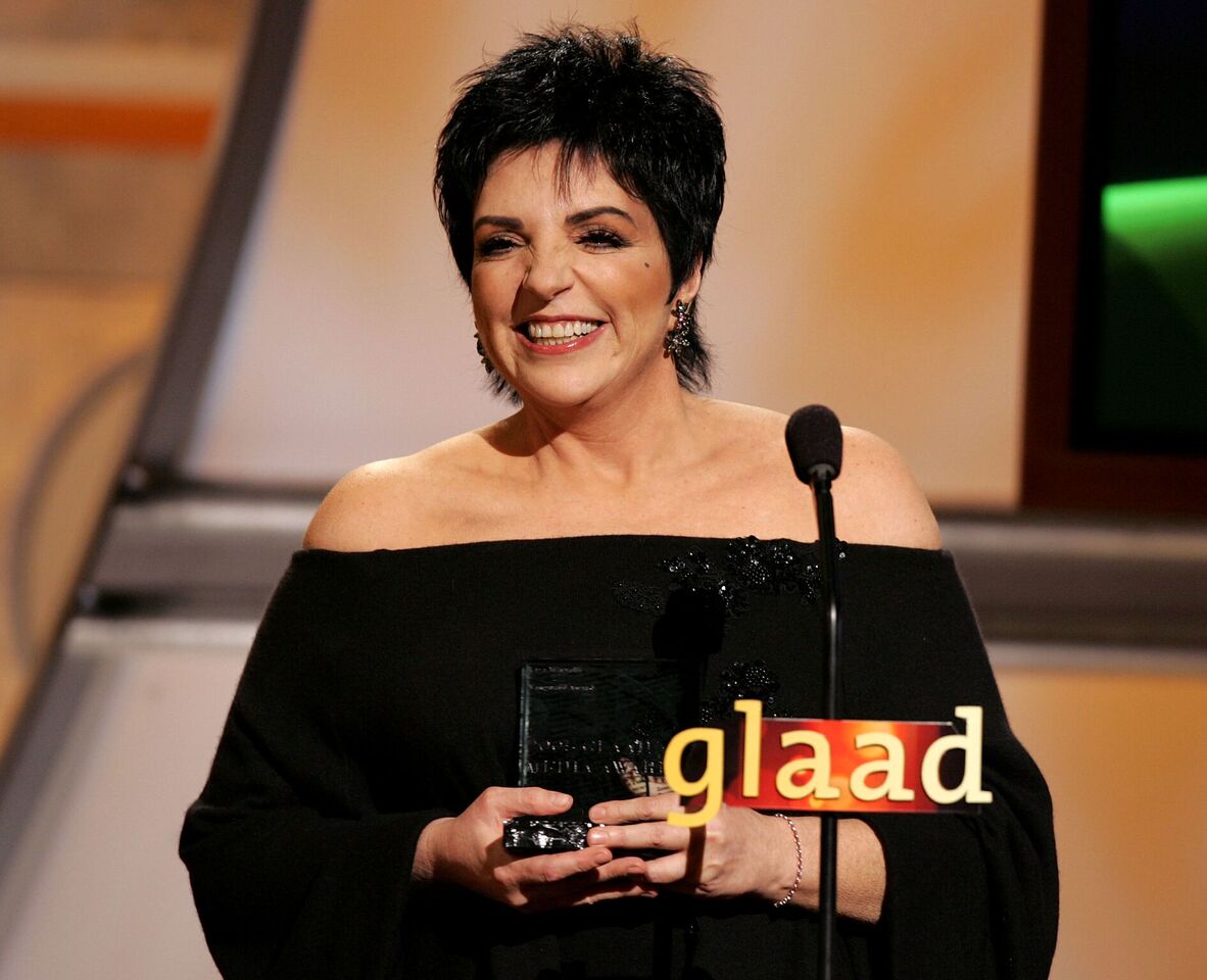 Liza Minnelli onstage during the 16th Annual GLAAD Media Awards. | Source: Getty Images
