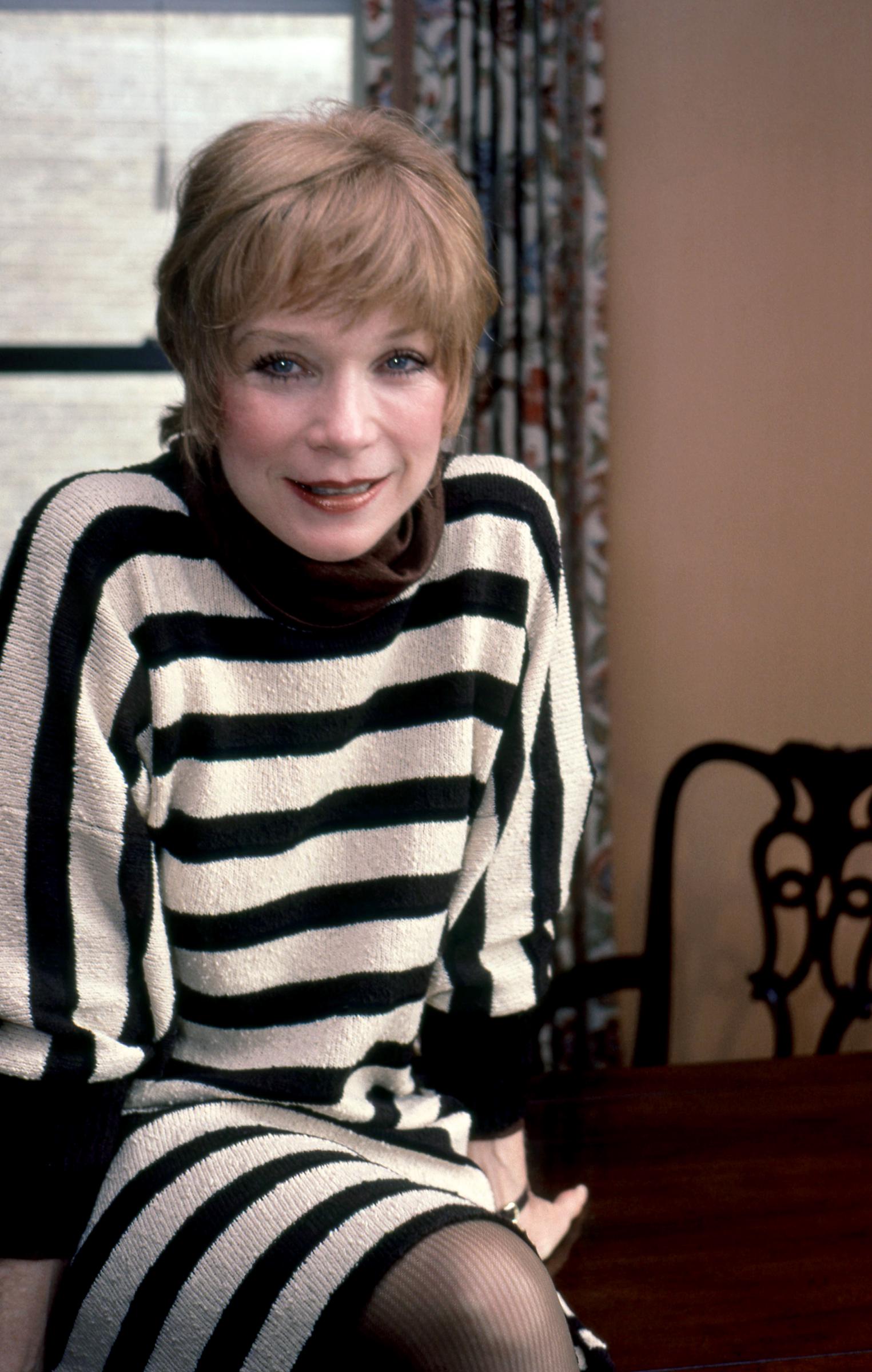 Shirley MacLaine poses for a portrait, circa 1980, in New York.