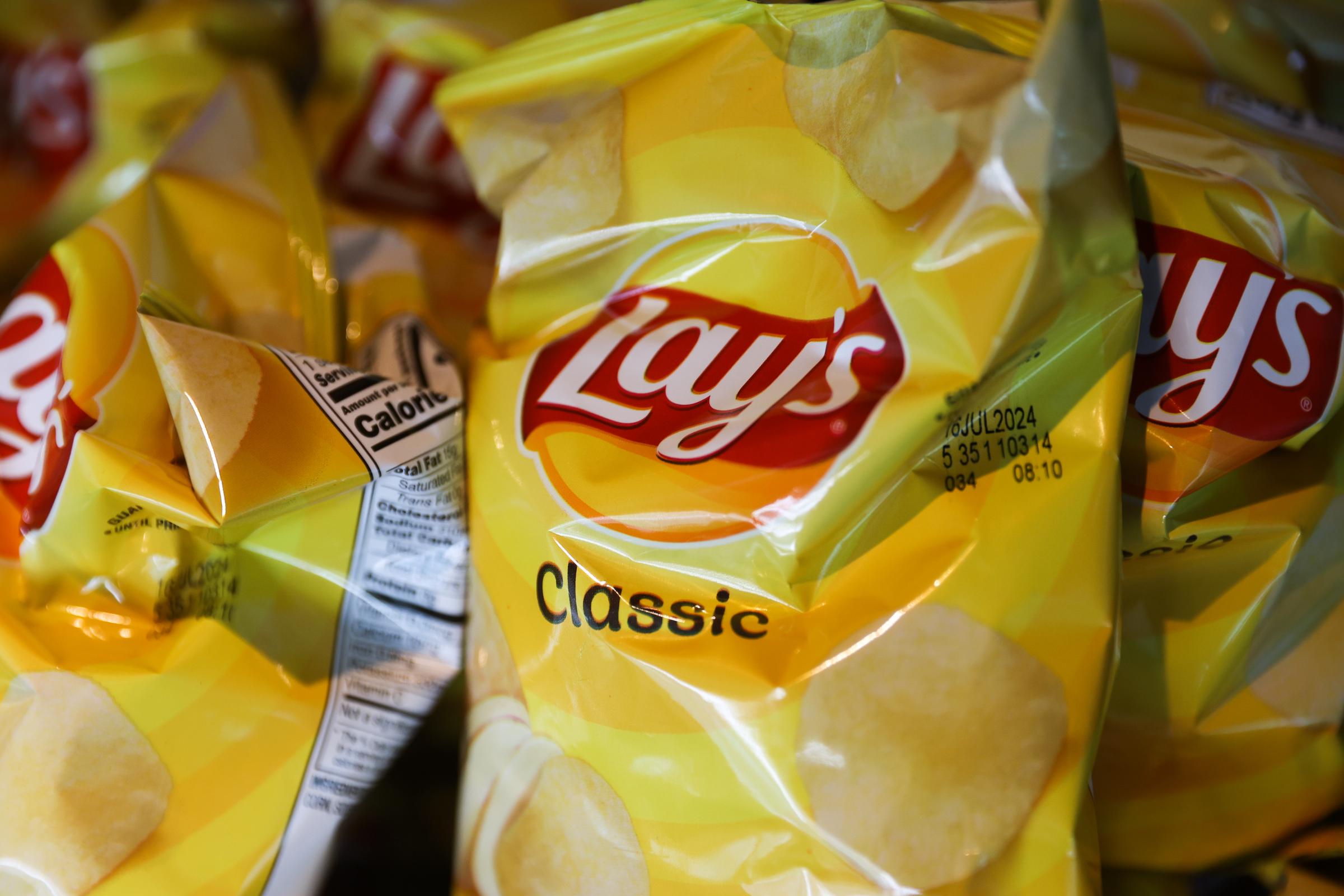 A photo of Lay's Classic chips taken in Miami, Florida on May 2, 2024 | Source: Getty Images