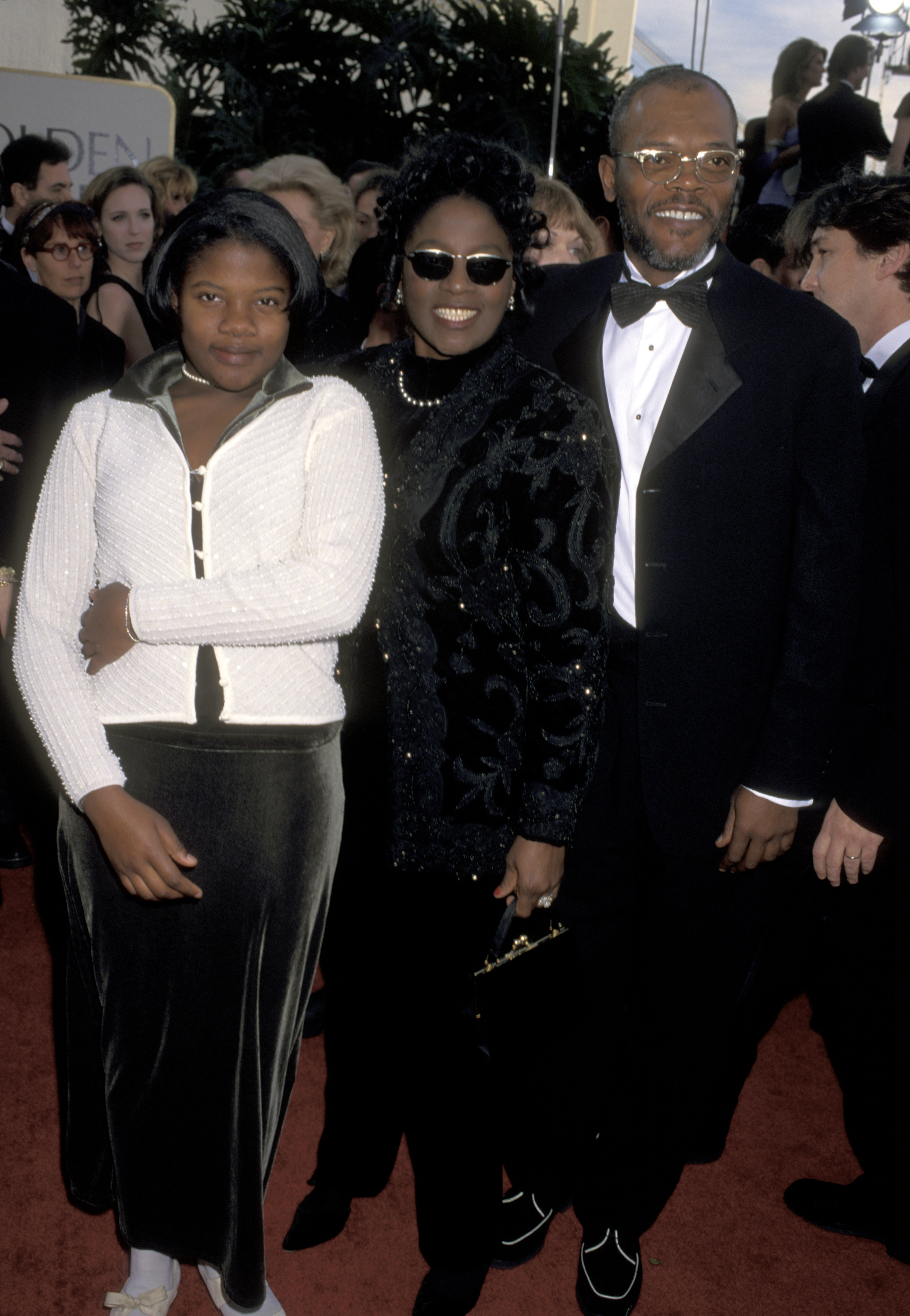 54th Annual Golden Globe Awards Samuel L. Jackson, LaTanya Richardson and Zoe Jackson | Source: Getty Images