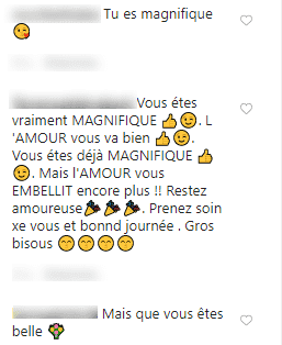 Capture d'écran d'un commentaire sur le compte Instagram de Rosalie Reichmann | Photo : Instagram/rosalie_reichmann/
