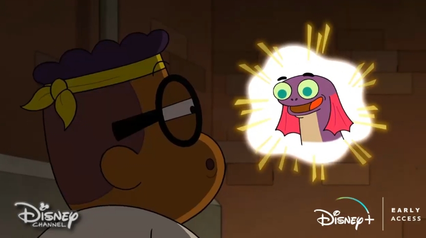 Wiz Khalifa voices the Frilled Lizard in a scene from "Big City Greens" featured in a video shared on July 27, 2022. | Source: YouTube/Disney TVA News