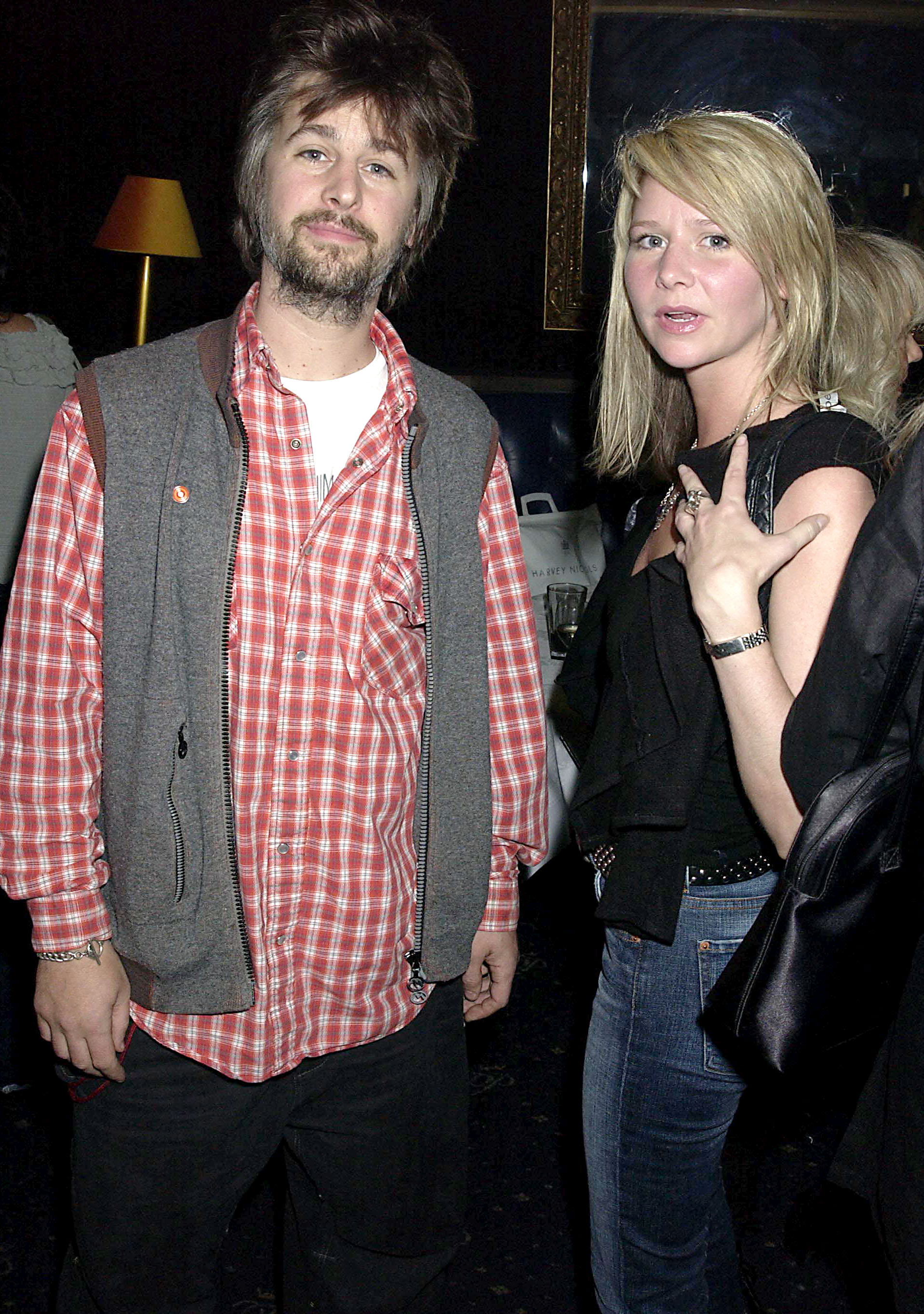 Jason and Lee Starkey at Bill Wyman's Book "Rolling With The Stones" Launch Party in London on October 21, 2002 | Source: Getty Images