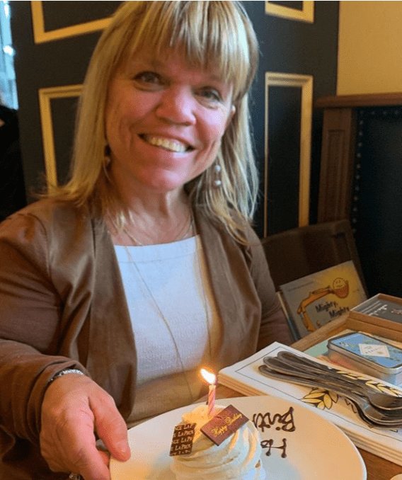 Amy Roloff smiles brightly at the camera while celebrating her birthday | Instagram: @amyjroloff