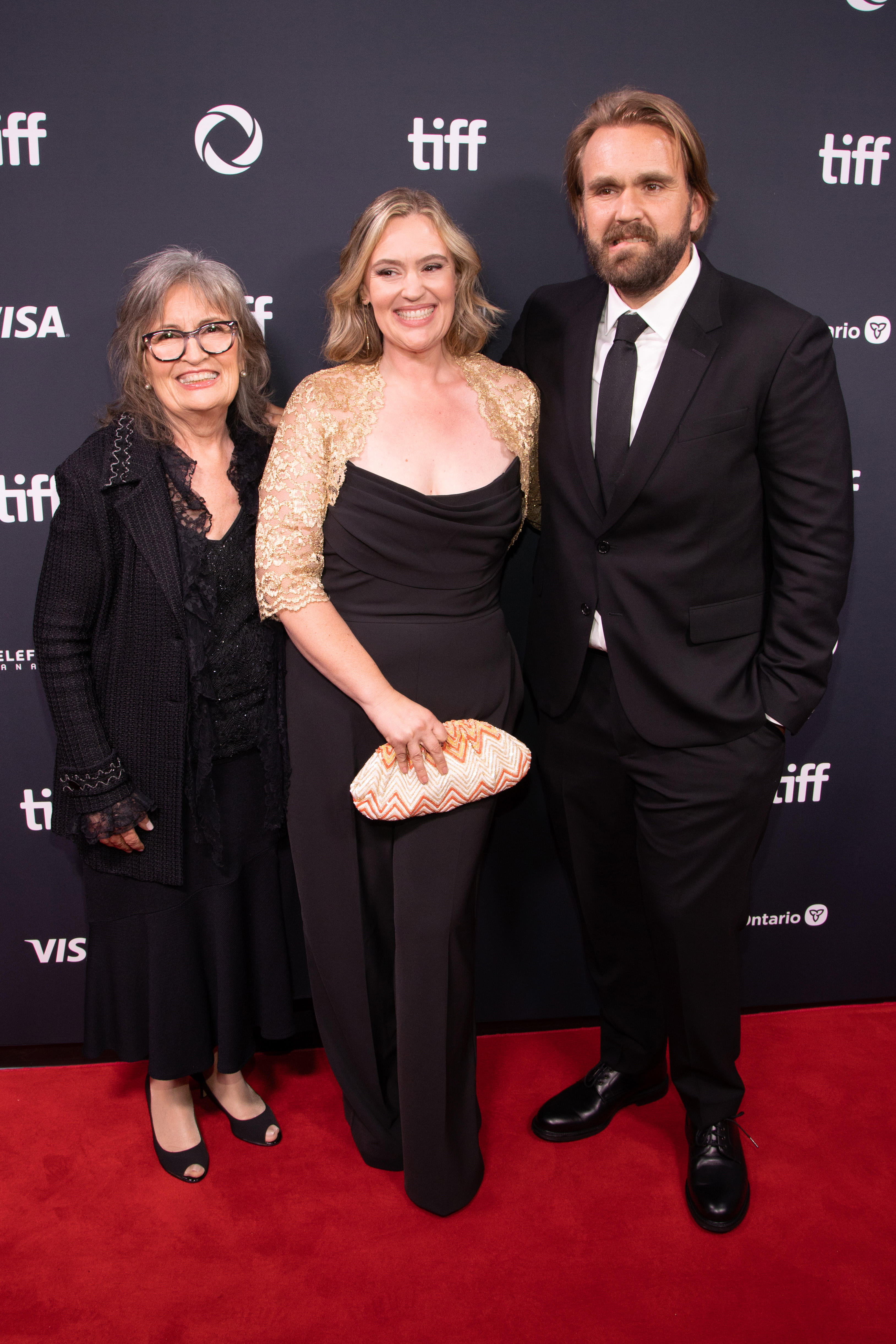 Rosemary Candy, Jennifer Candy, and Christopher Candy attend the premiere of "John Candy: I Like Me" during the 2025 Toronto International Film Festival at Roy Thomson Hall on September 4, 2025. in Toronto, Ontario. | Source: Getty Images