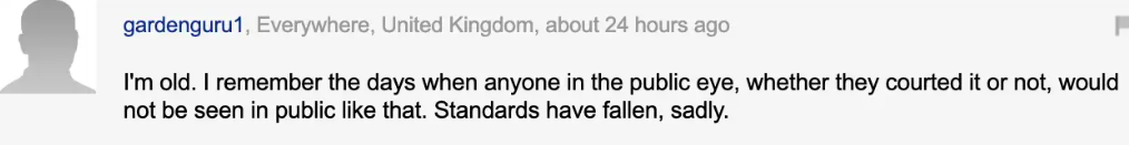 A screenshot of a comment talking about Sasha Obama posted on September 5, 2023 | Source: Daily Mail
