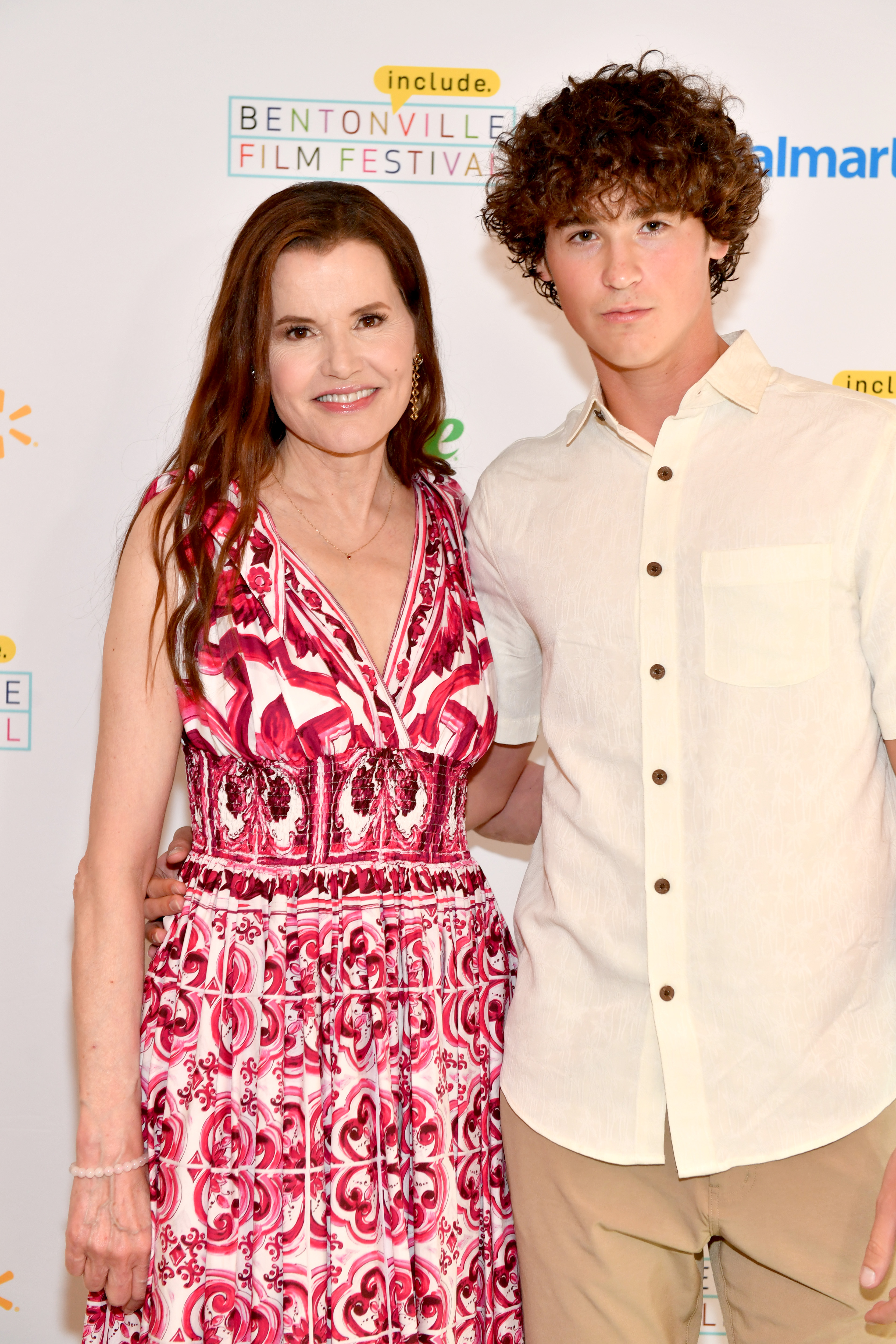 Geena Davis and Kian Jarrahy at the 9th Annual Bentonville Film Festival on June 14, 2023, in Bentonville, Arkansas. | Source: Getty Images