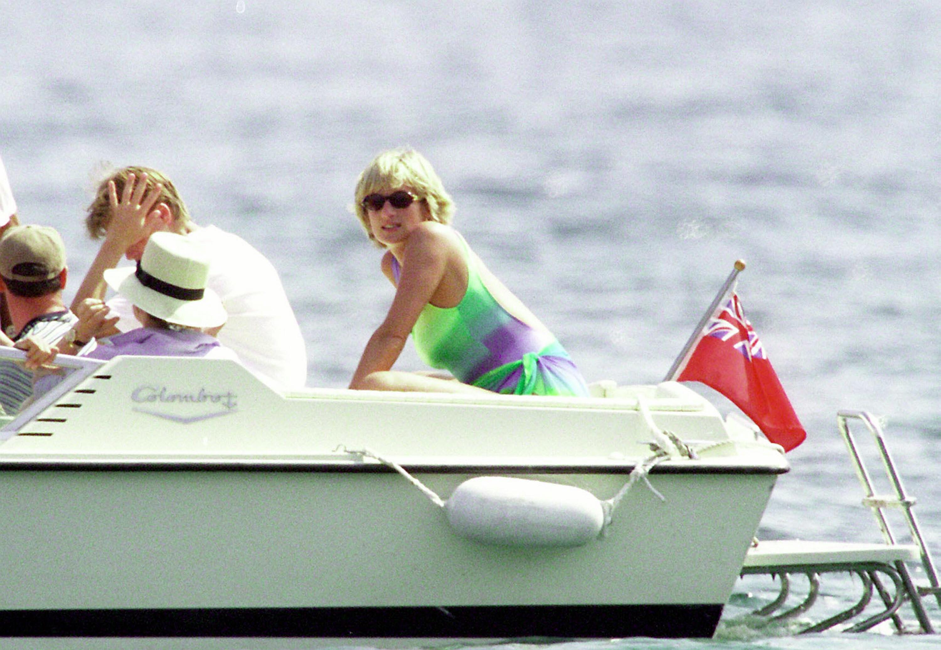 Diana, Princess of Wales during a vacation on July 17, 1997 in Saint Tropez, French Riviera | Source: Getty Images