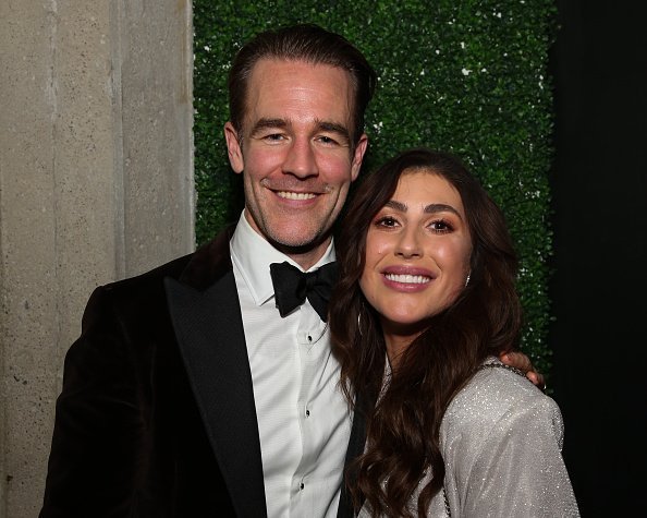  Actor James Van Der Beek (L) and Dancer / TV Personality Emma Slater (R) attend the Birthday Celebration for Keo Motsepe on November 30, 2019 in Los Angeles, California | Photo: Getty Images
