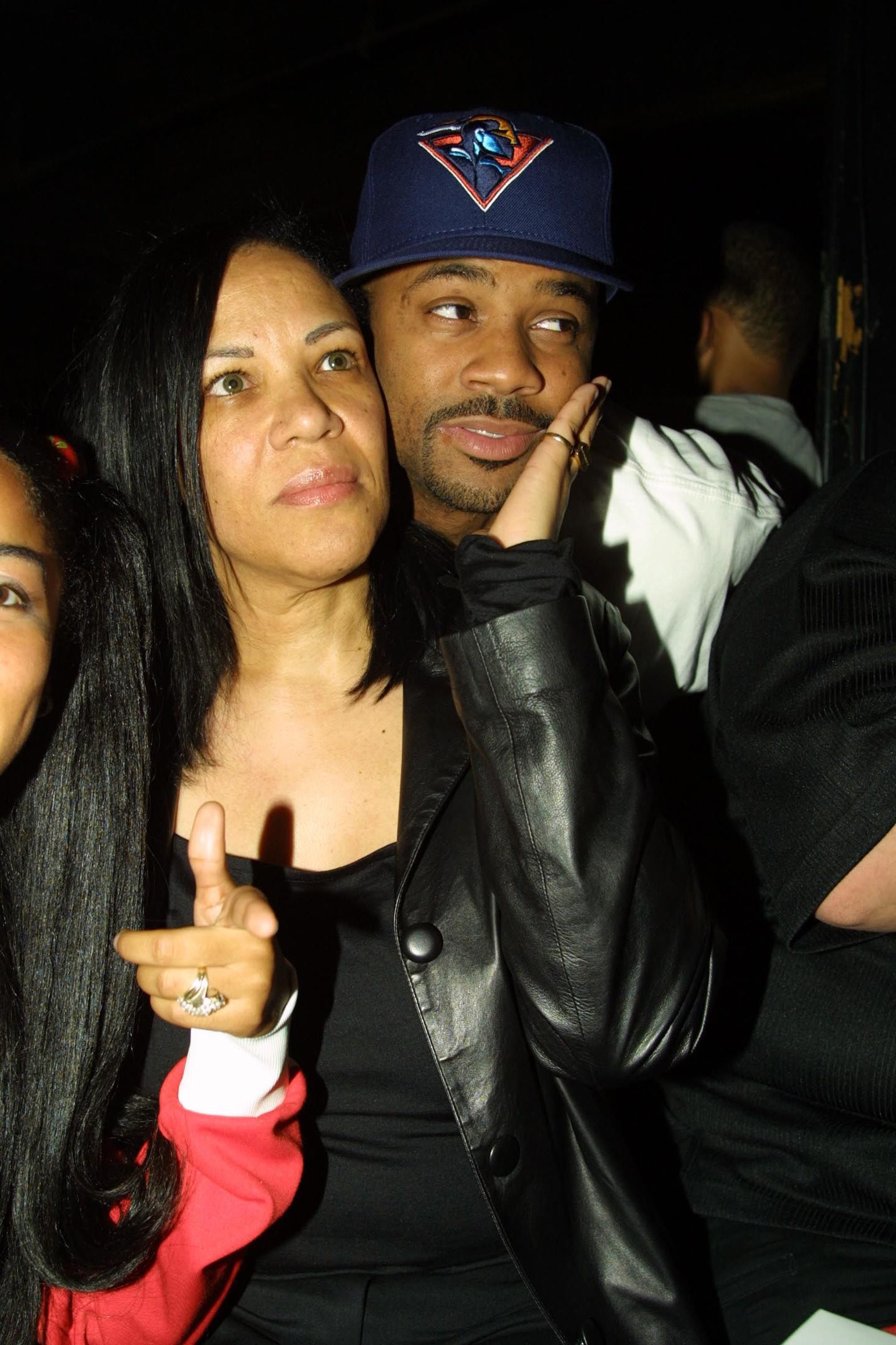 Aaliyah's mom, Diane Haughton, and Damon Dash at the DKNY and Vanity Fair Present In Concert Series in New York City in 2002 | Source: Getty Images 