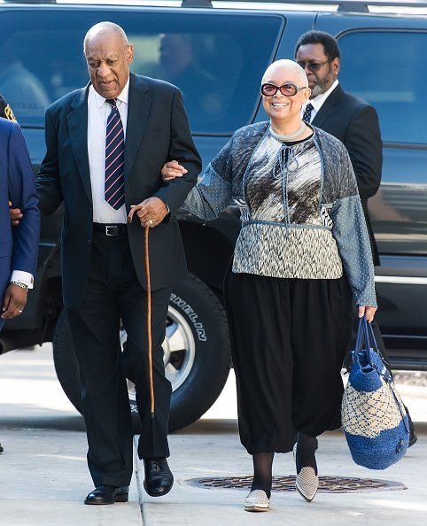 Bill Cosby and wife Camille Cosby arrive at Montgomery County Courthouse | Photo: Getty Images