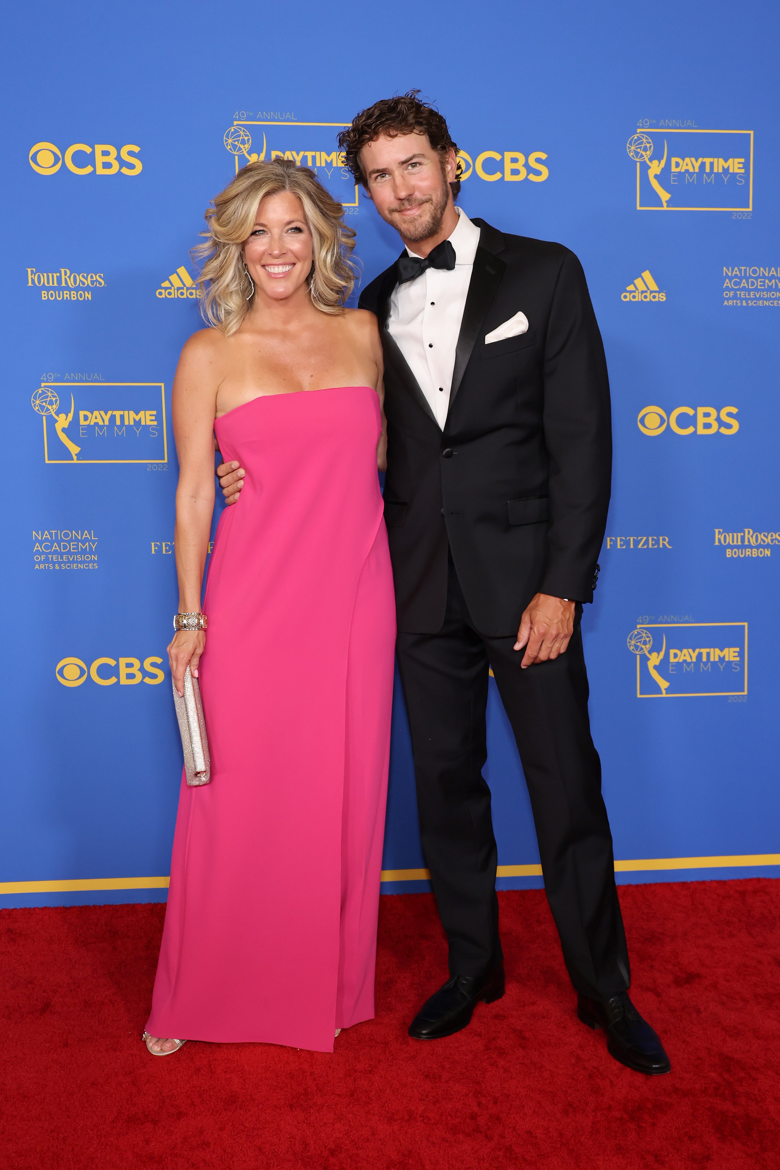 Laura Wright and Wes Ramsey at the 49th Daytime Emmy Awards in June 2022, in Pasadena. | Source: Getty Images