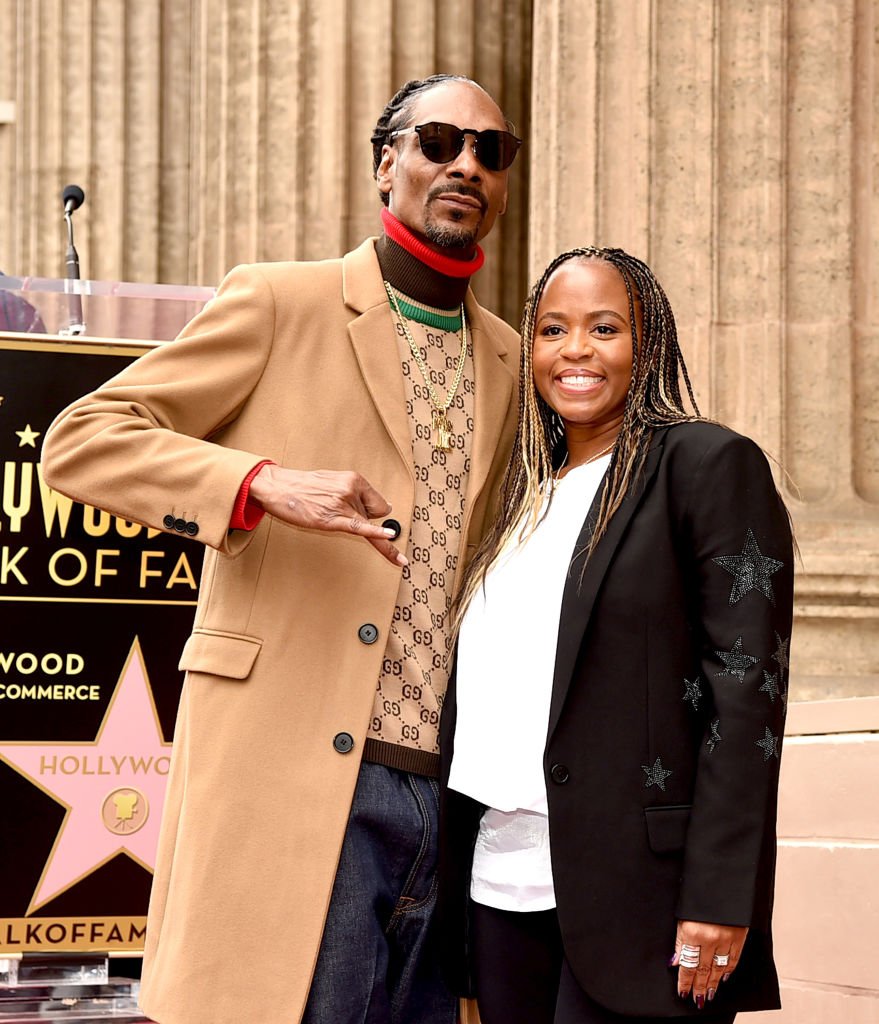 Snoop Dogg, with his wife Shante Broadus, is honored with a star on The Hollywood Walk Of Fame on Hollywood Boulevard on November 19, 2018 in Los Angeles, California | Photo: Getty Images