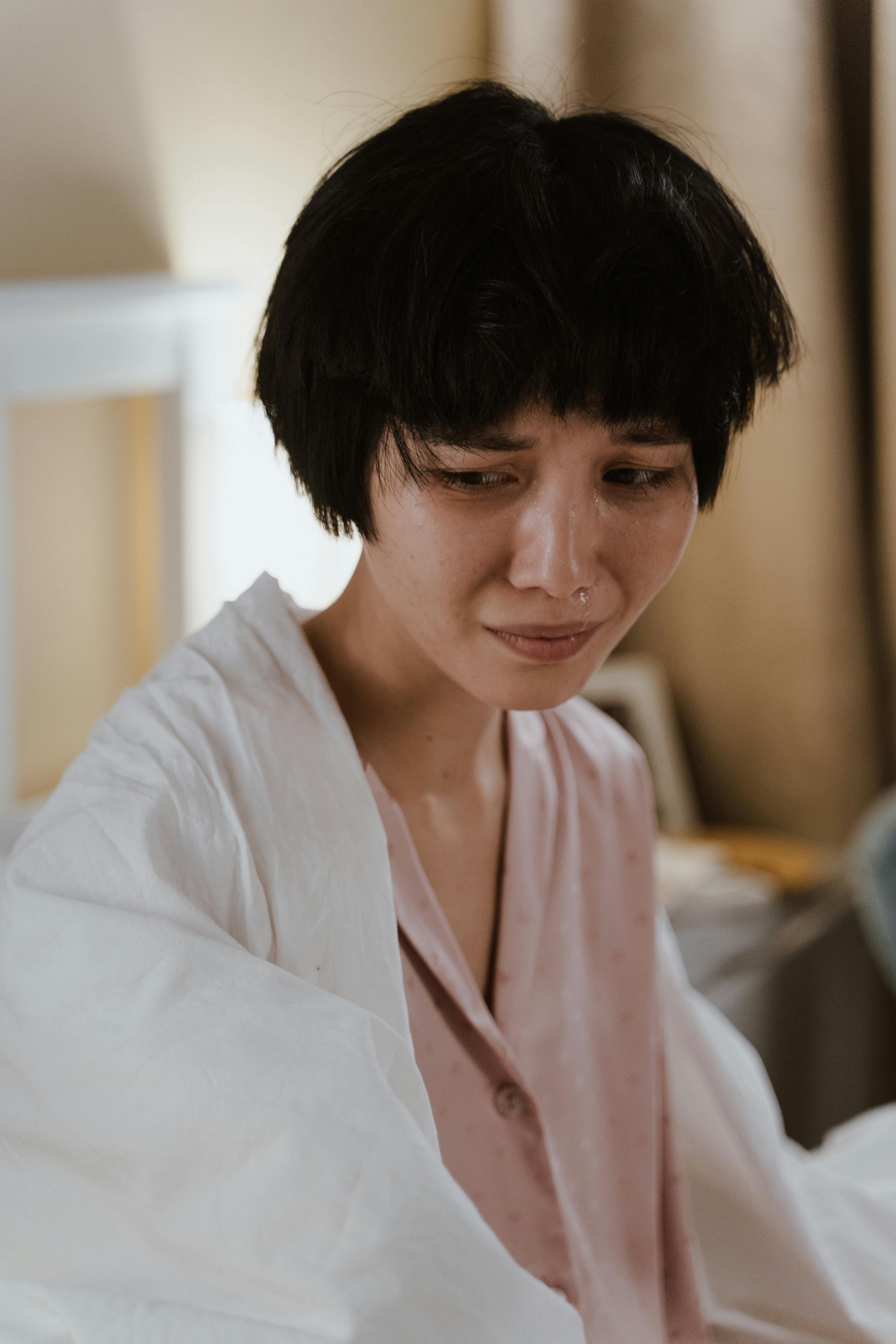 A crying woman | Source: Pexels