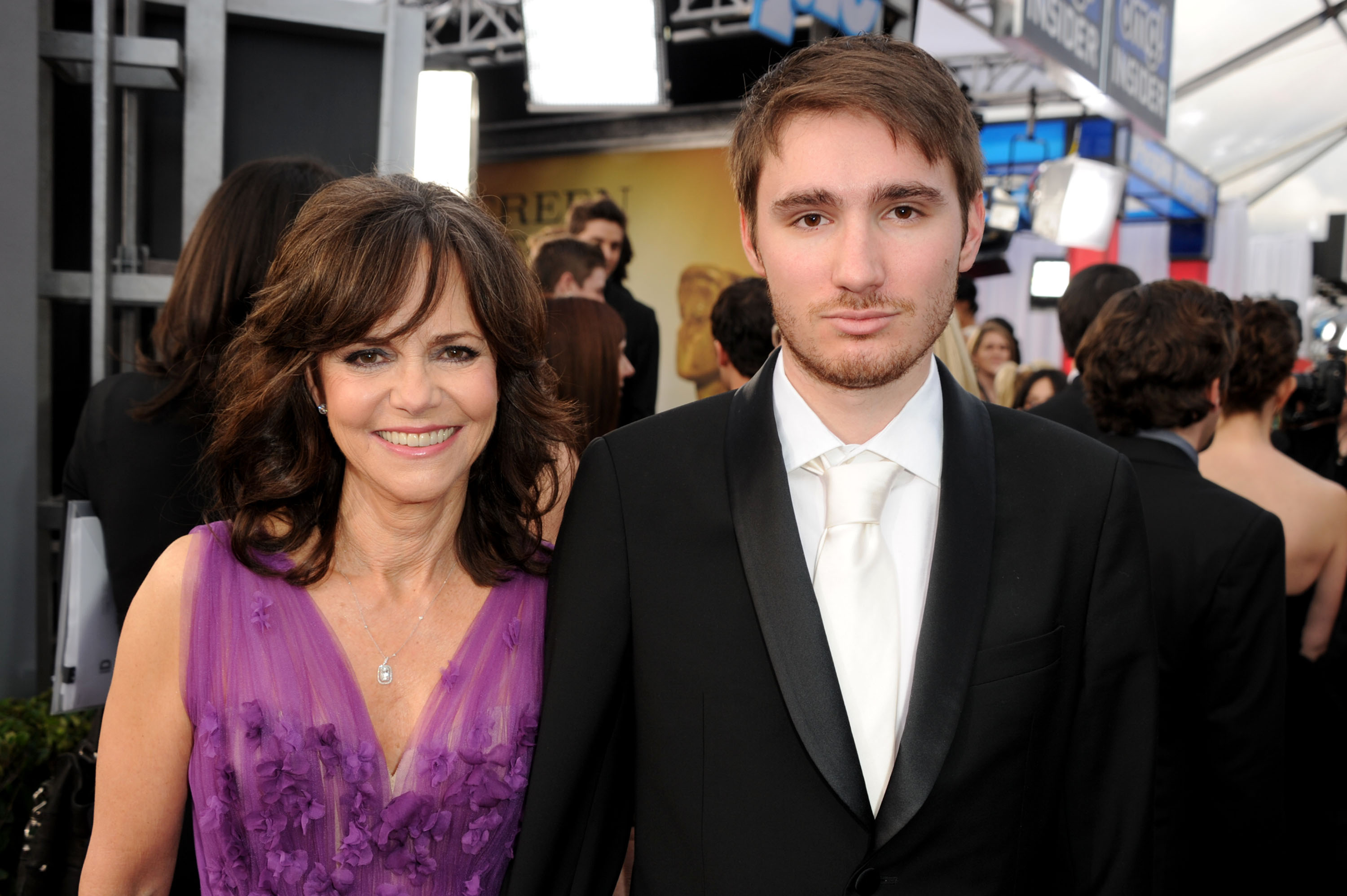 Sally Field and her son Samuel Greisman attend the 19th Annual Screen Actors Guild Awards at The Shrine Auditorium in Los Angeles, California on January 27, 2013 | Source: Getty Images